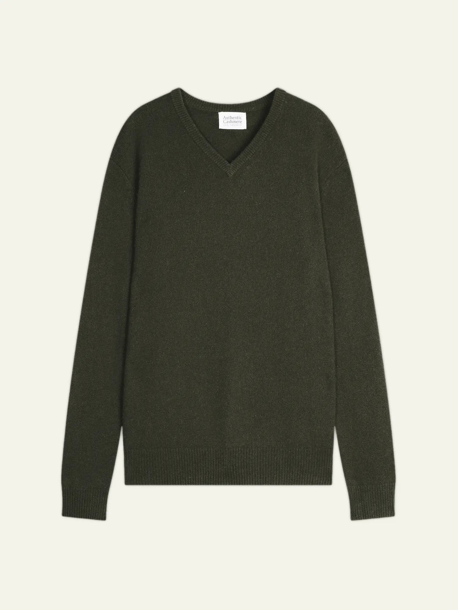 VICTOR pullover v-ausschnitt 4-fädig khaki