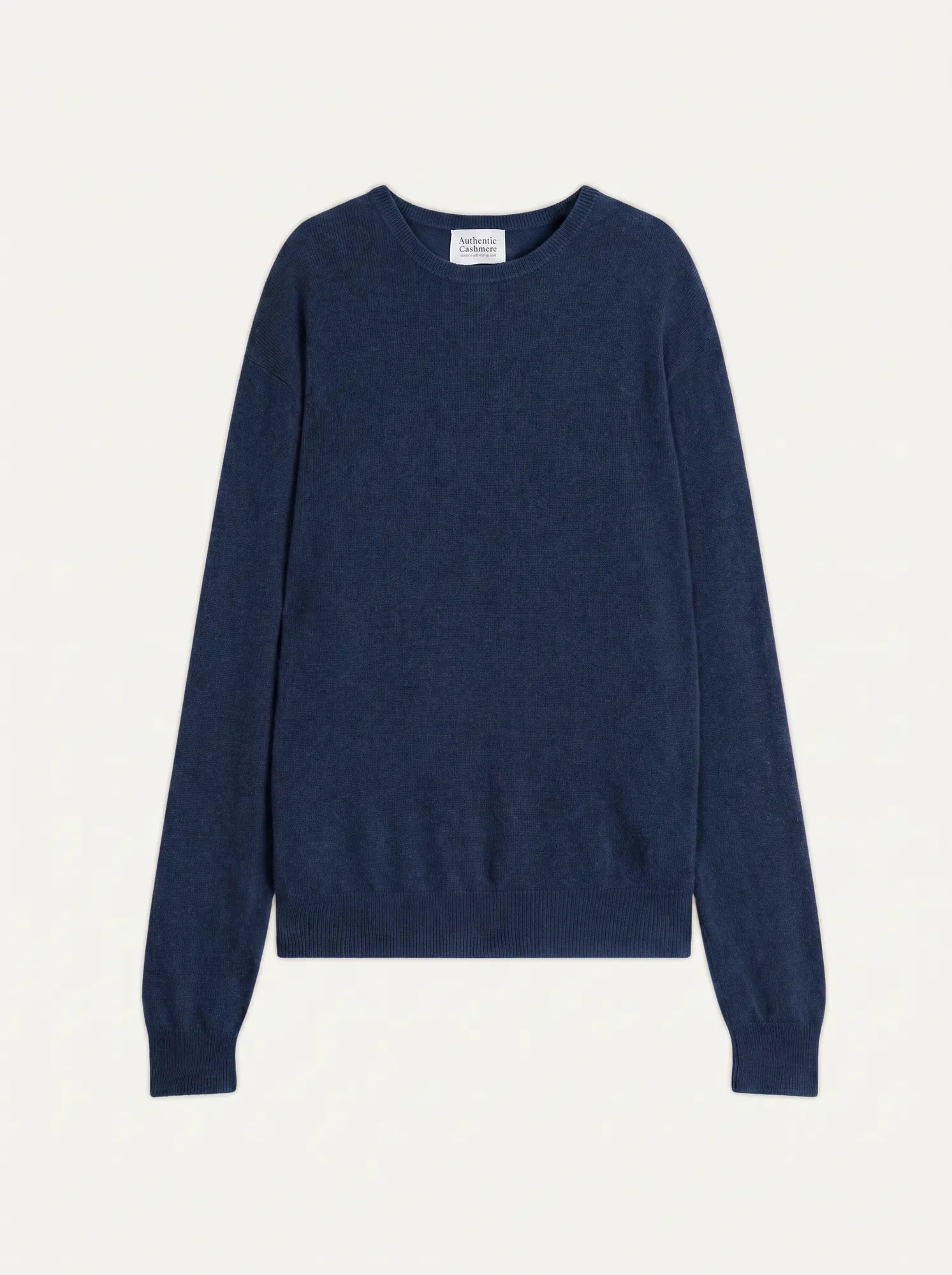 AIGLIÈRE pull col rond océan chiné