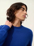 AIGLIÈRE sweater crew neck ultramarine