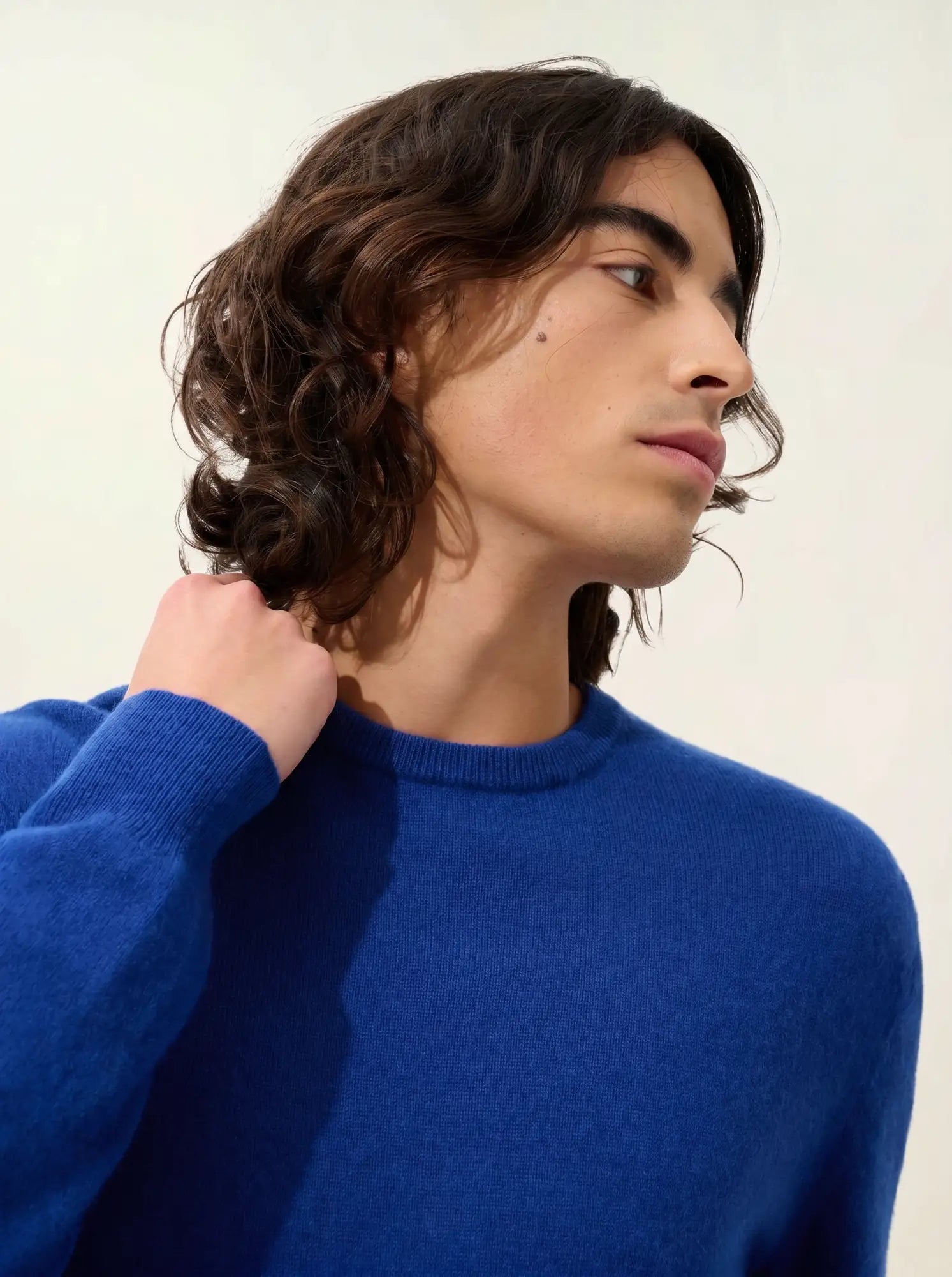 AIGLIÈRE sweater crew neck ultramarine