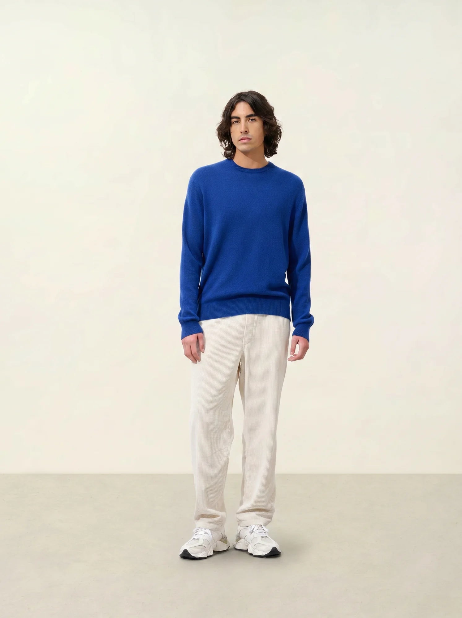 AIGLIÈRE sweater crew neck ultramarine