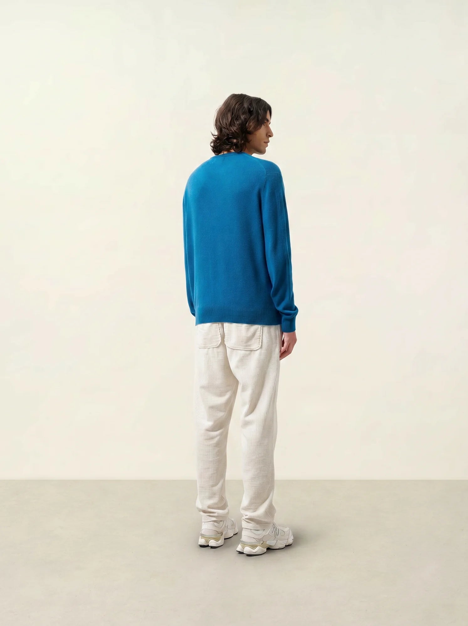 AIGLIÈRE pullover rundhalsausschnitt pfau