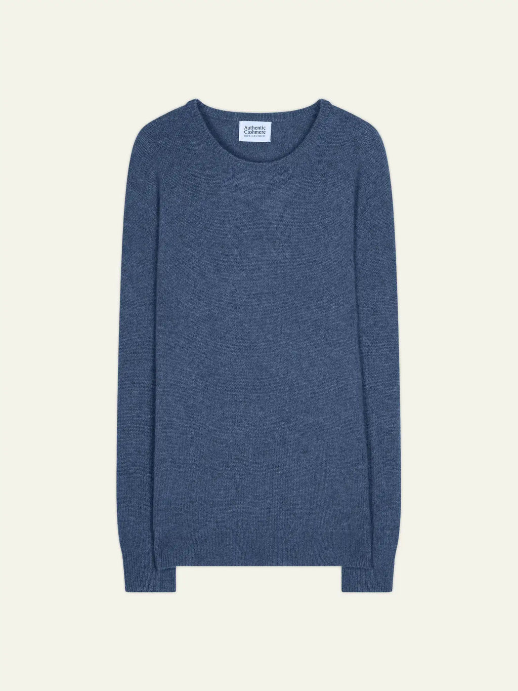 VICTO pullover rundhalsausschnitt 4-fädig blau denim
