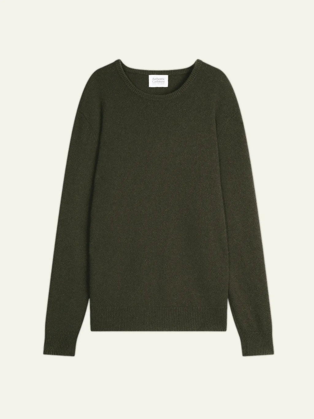 VICTO sweater crew neck 4 ply khaki