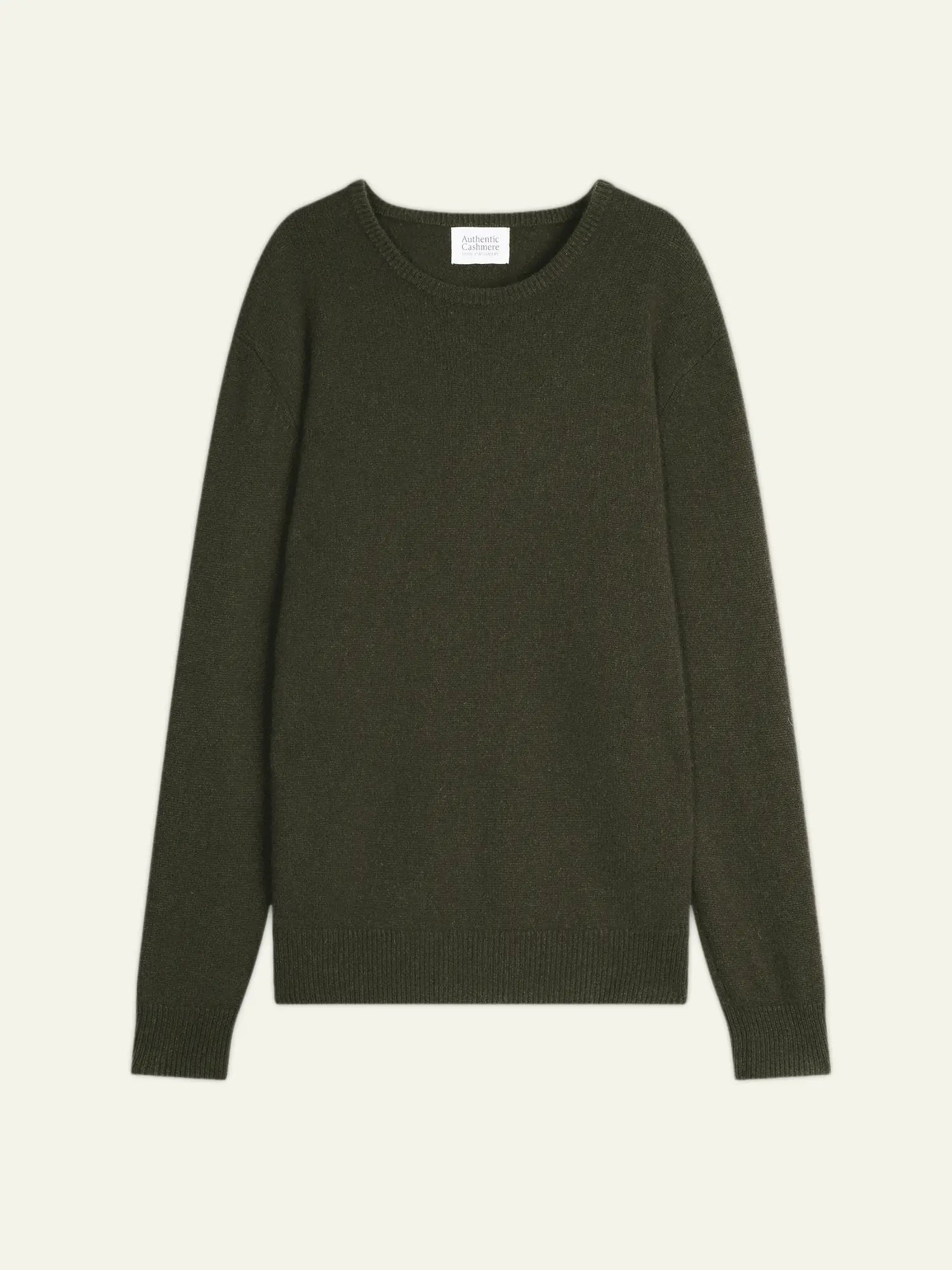 VICTO pullover rundhalsausschnitt 4-fädig khaki