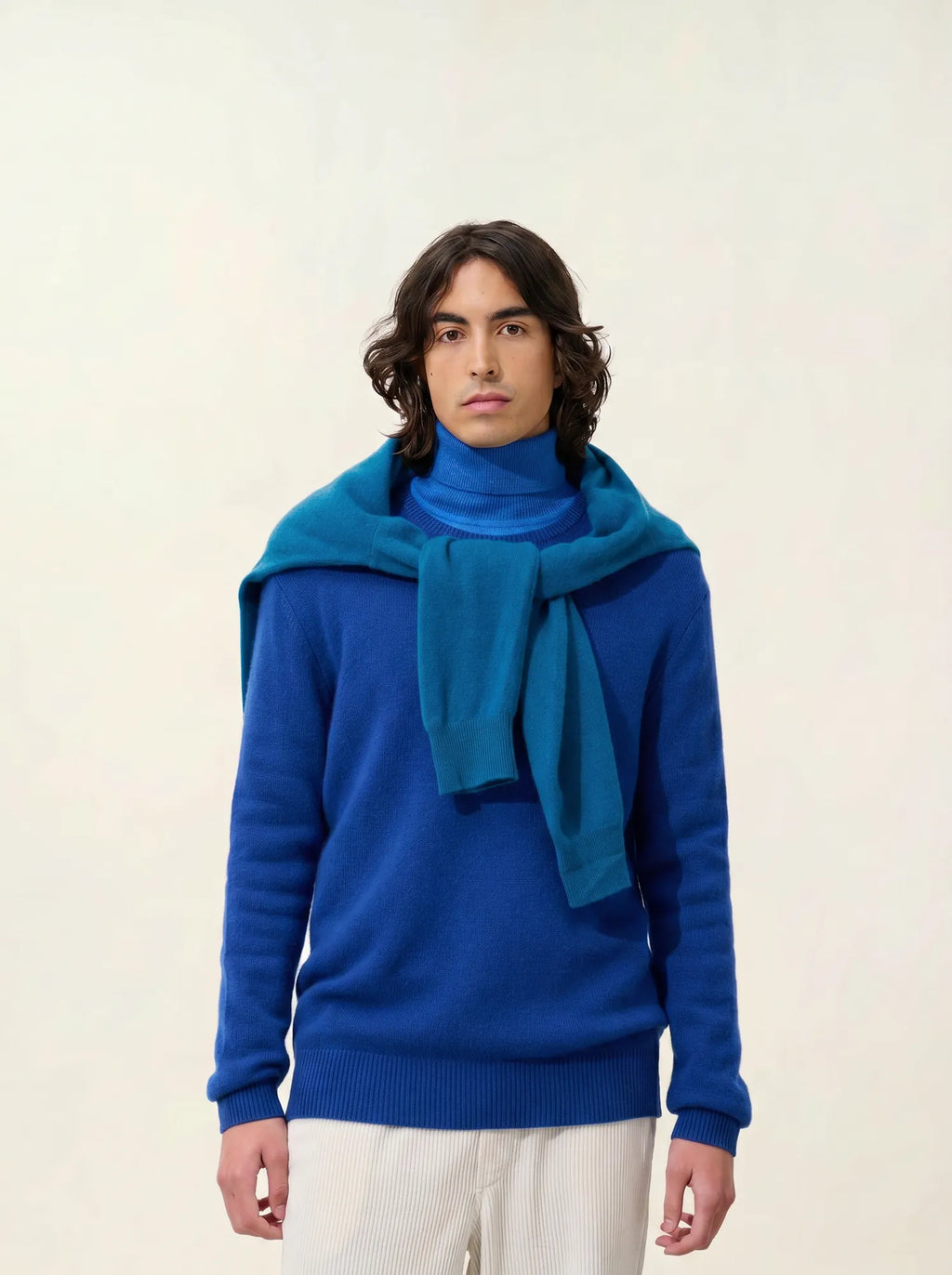VICTO pullover rundhalsausschnitt 4-fädig ultramarin