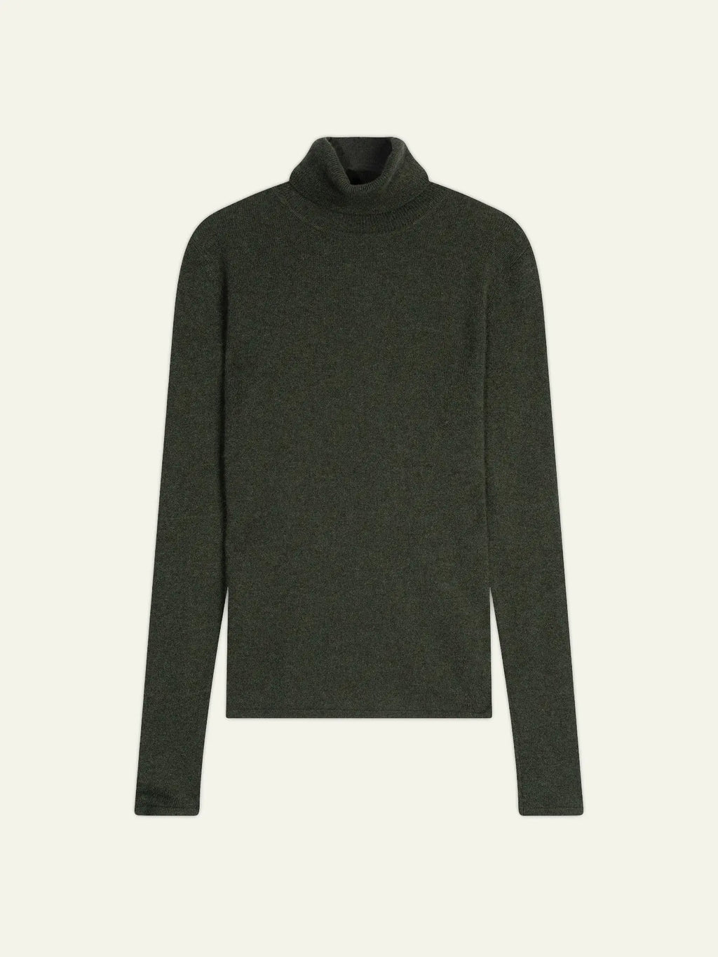 BISE pull col roulé kaki chiné