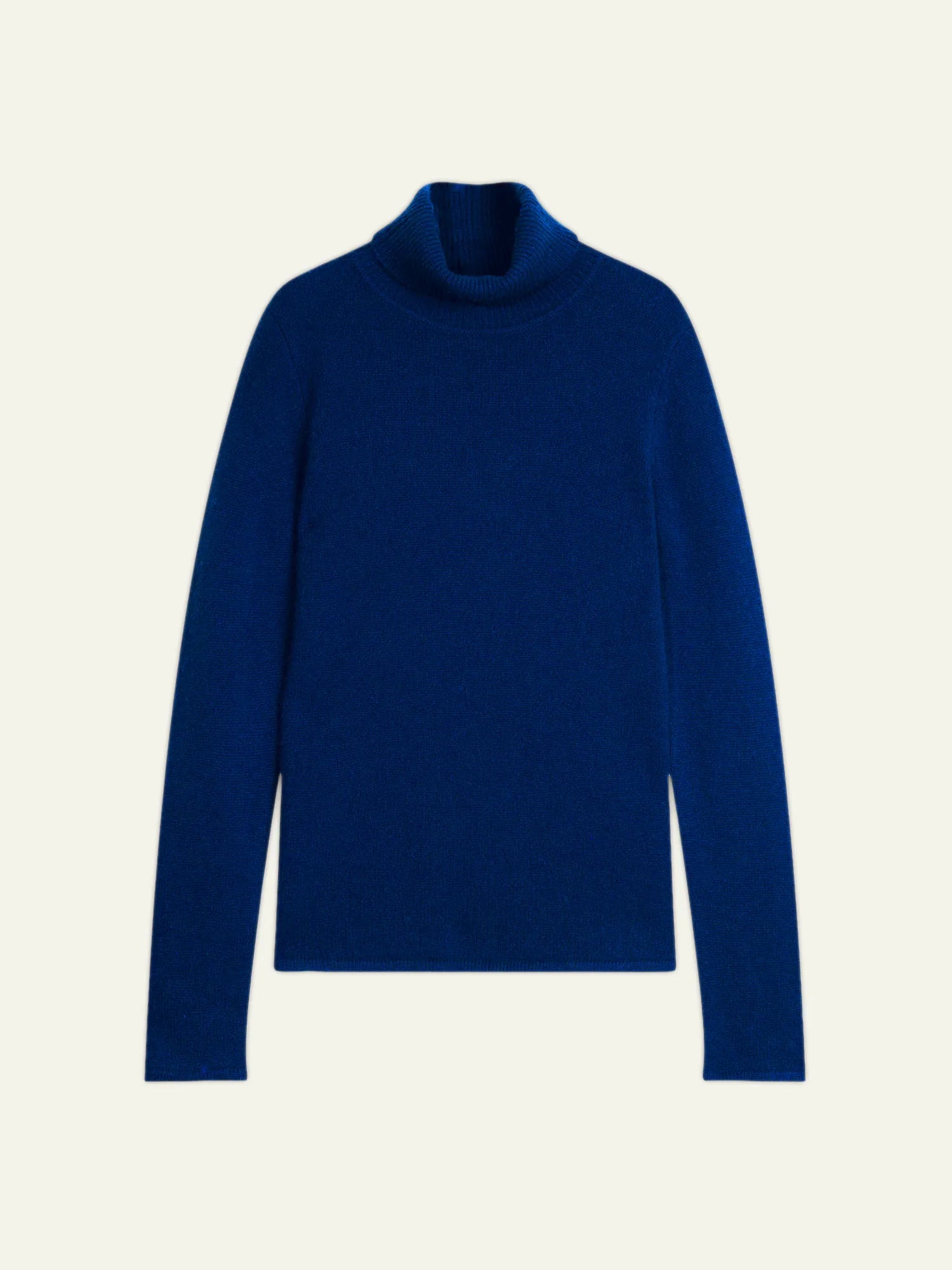 TED pull col roulé 4 fils outremer