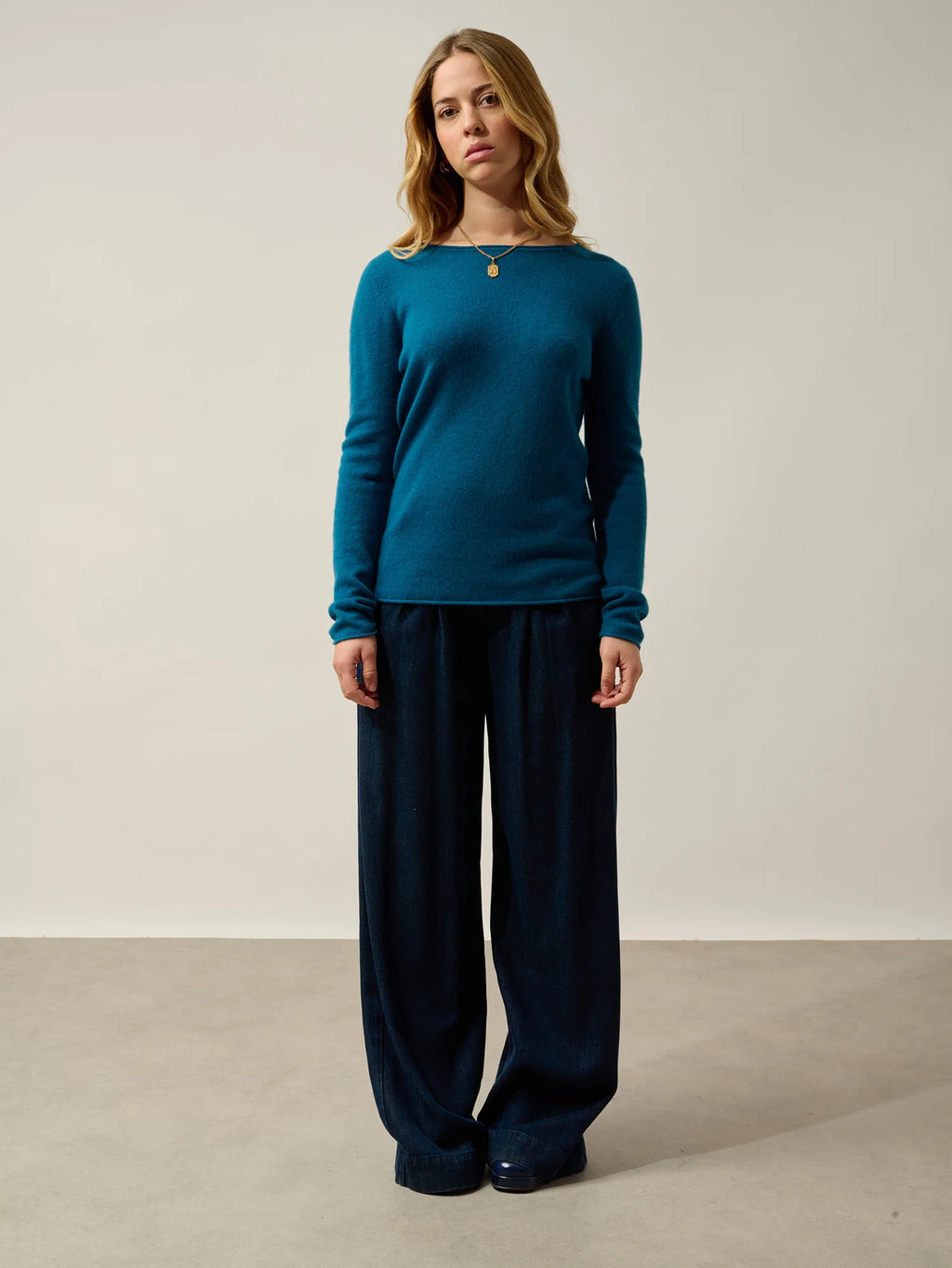CRIOU pull col bateau paon