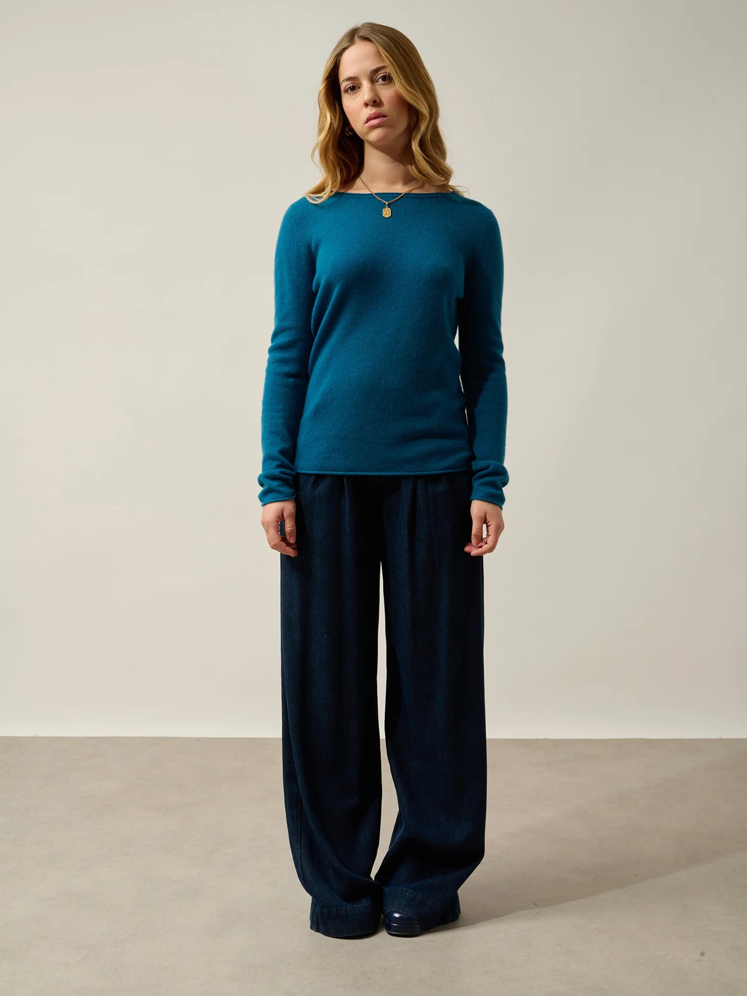 CRIOU pull col bateau paon