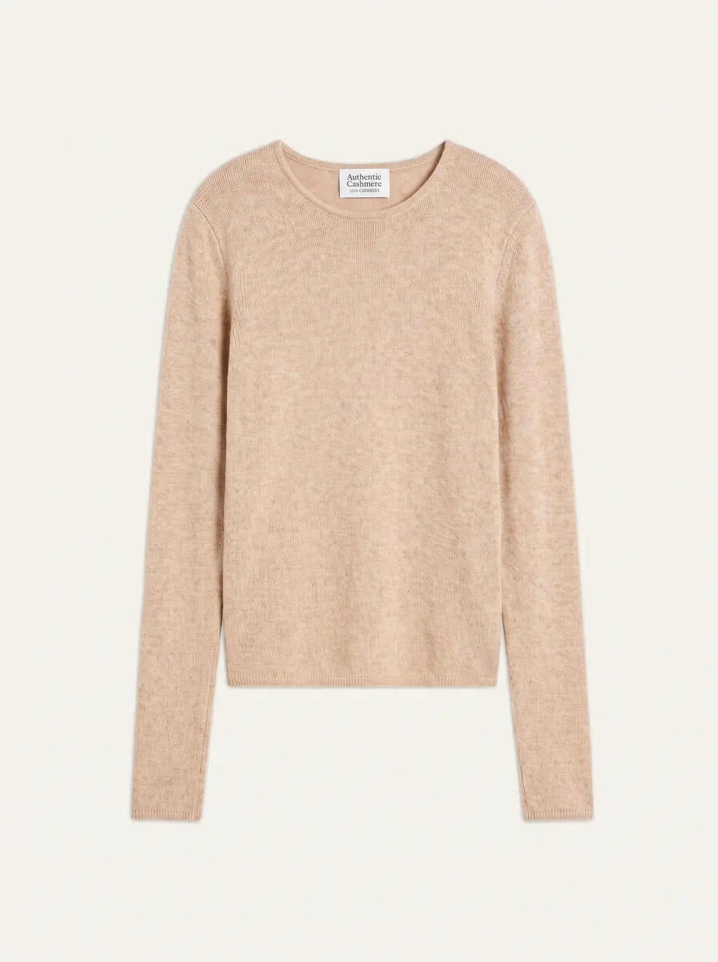 IVY pull col rond 4 fils sable