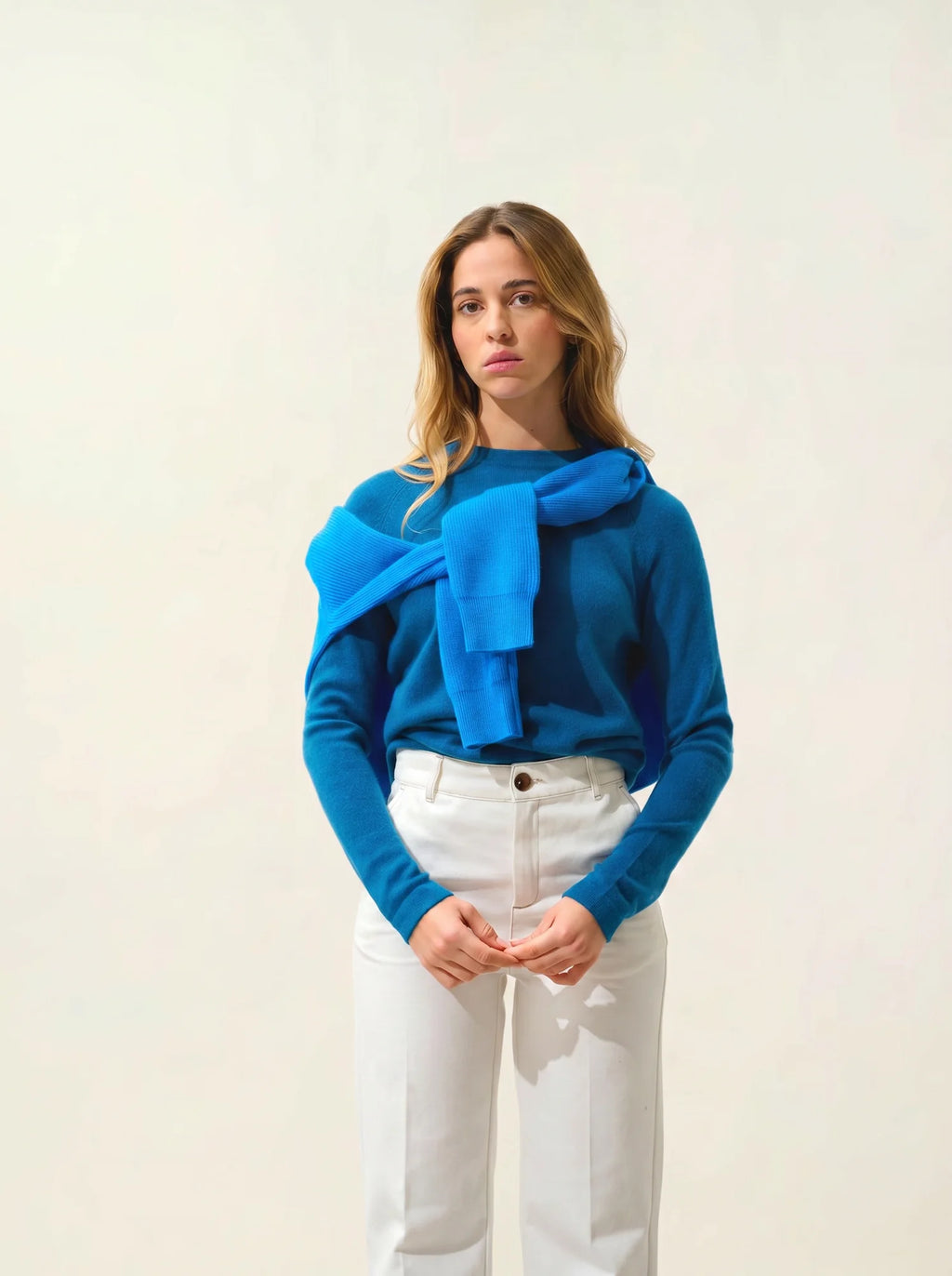 ECRIN pull col rond paon
