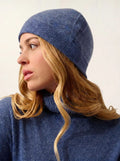 MANTI bonnet bleu denim