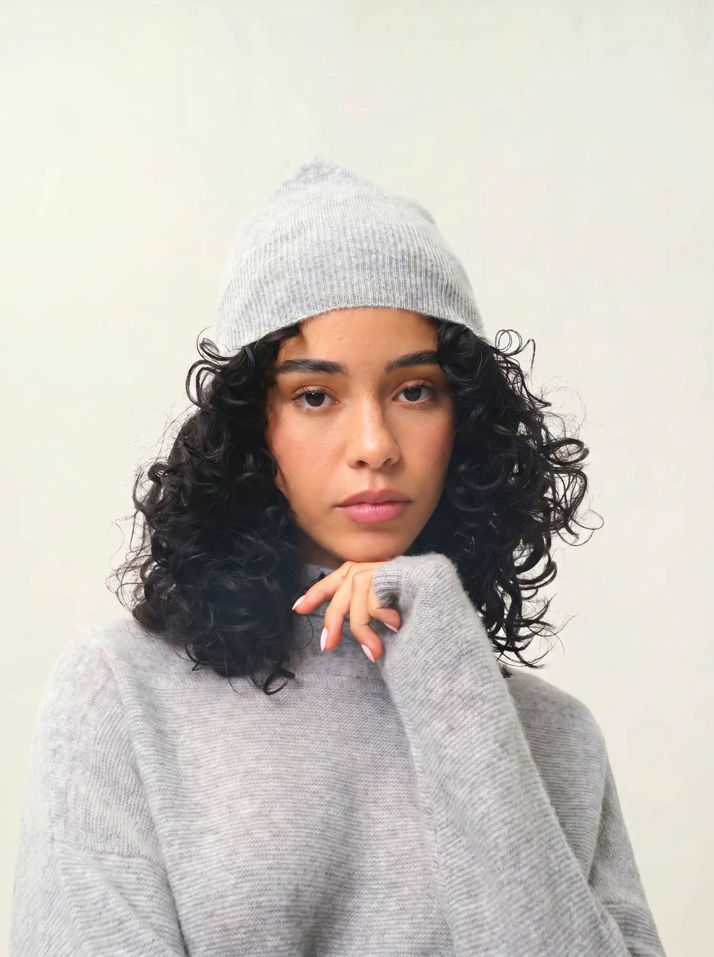 MANTI bonnet nuage chiné