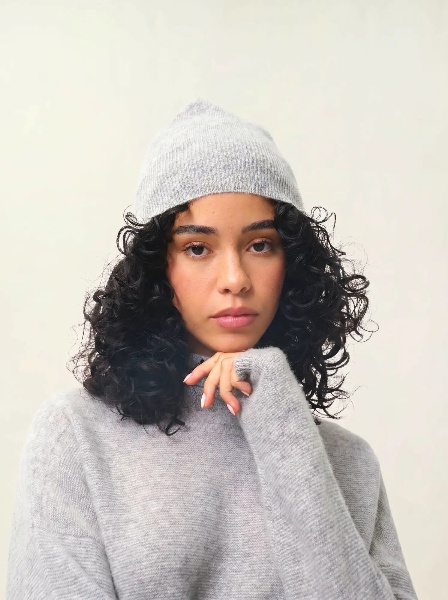 MANTI bonnet nuage chiné