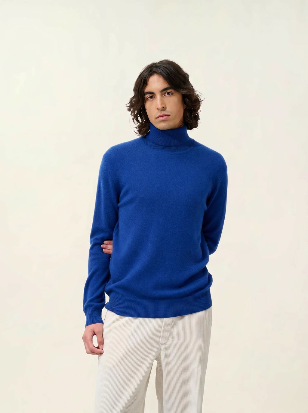 BANGE Pullover Rollkragen Ultramarin