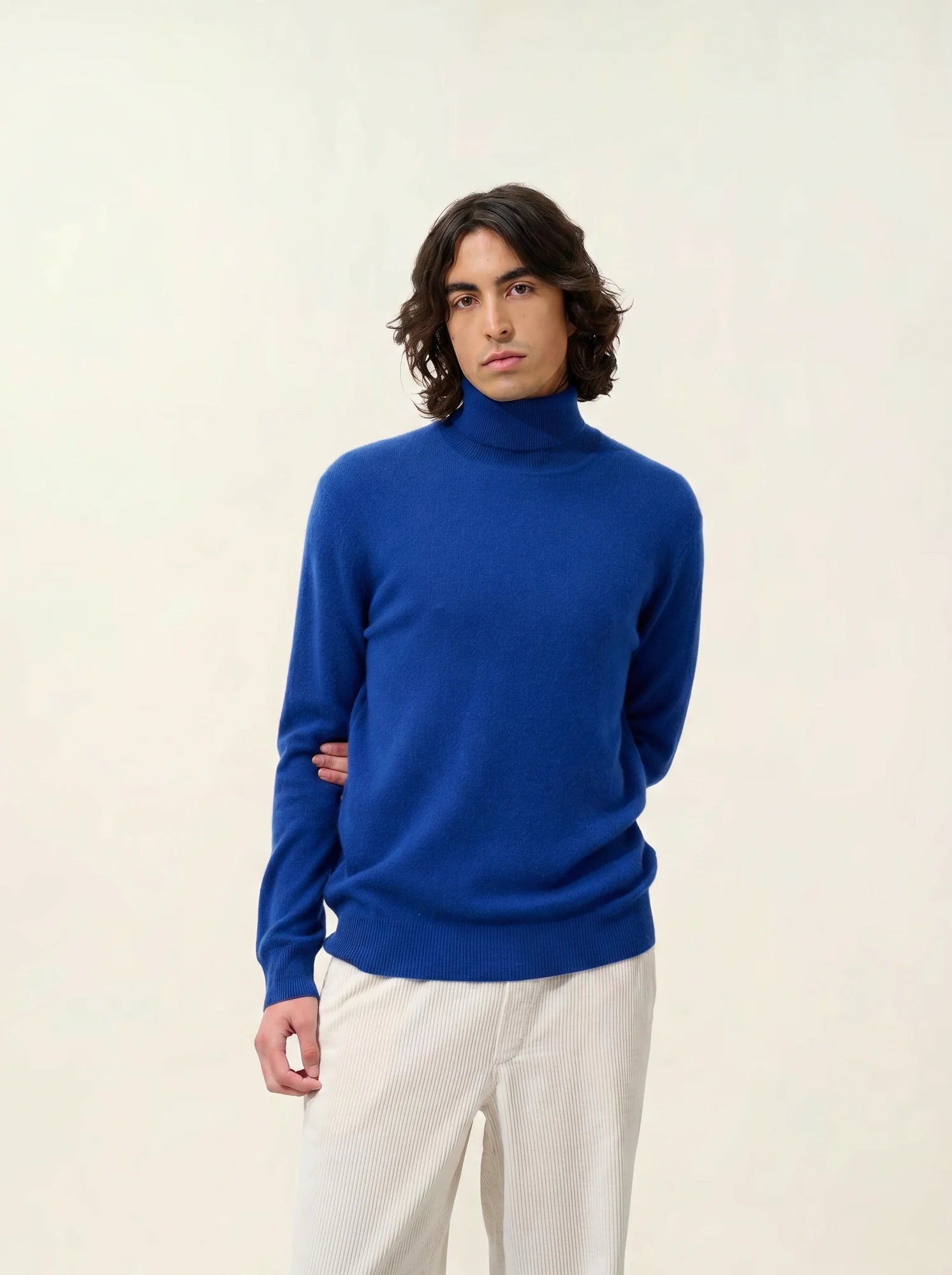 BANGE Pullover Rollkragen Ultramarin