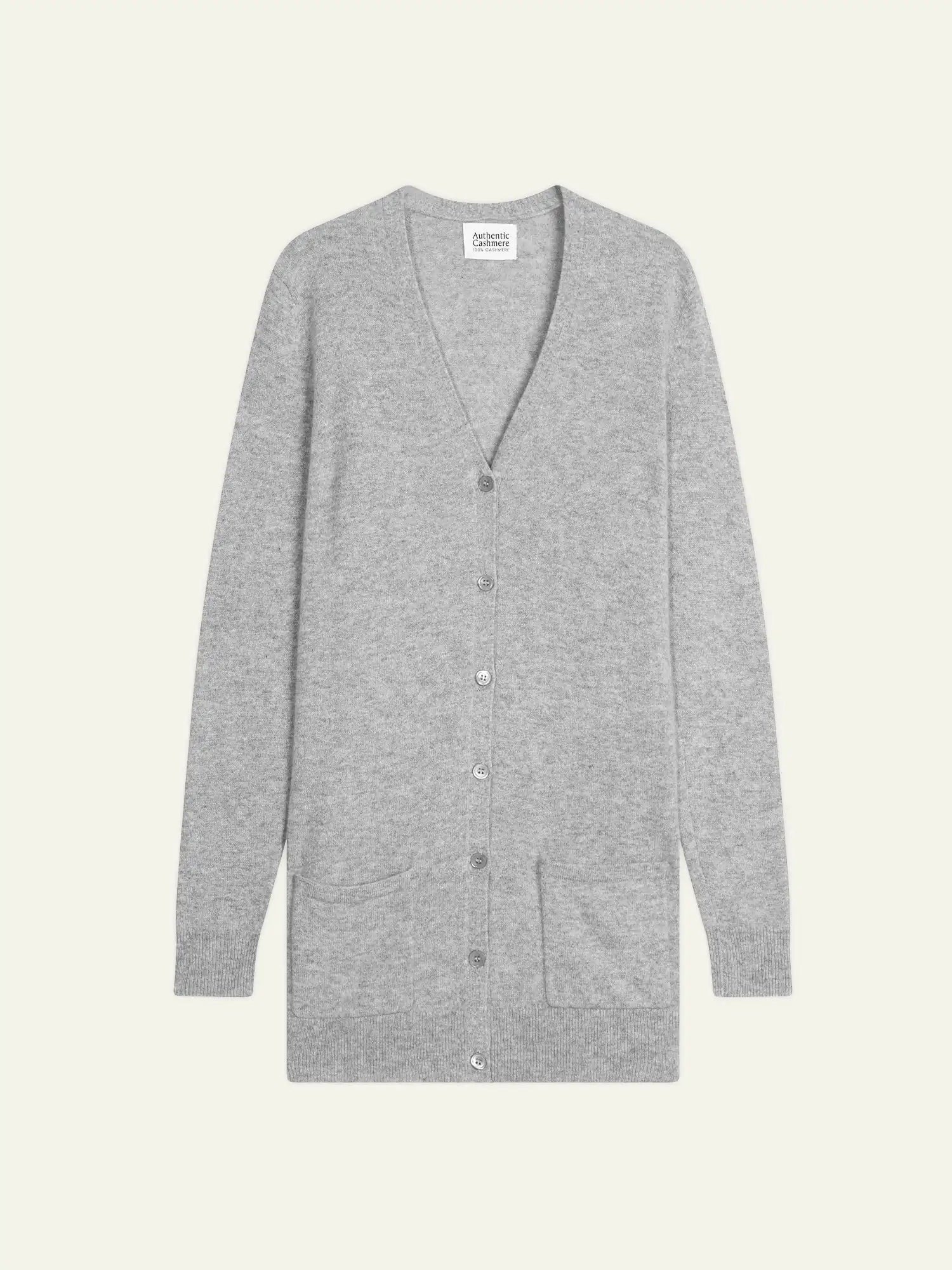 CIMET cardigan col V nuage chiné