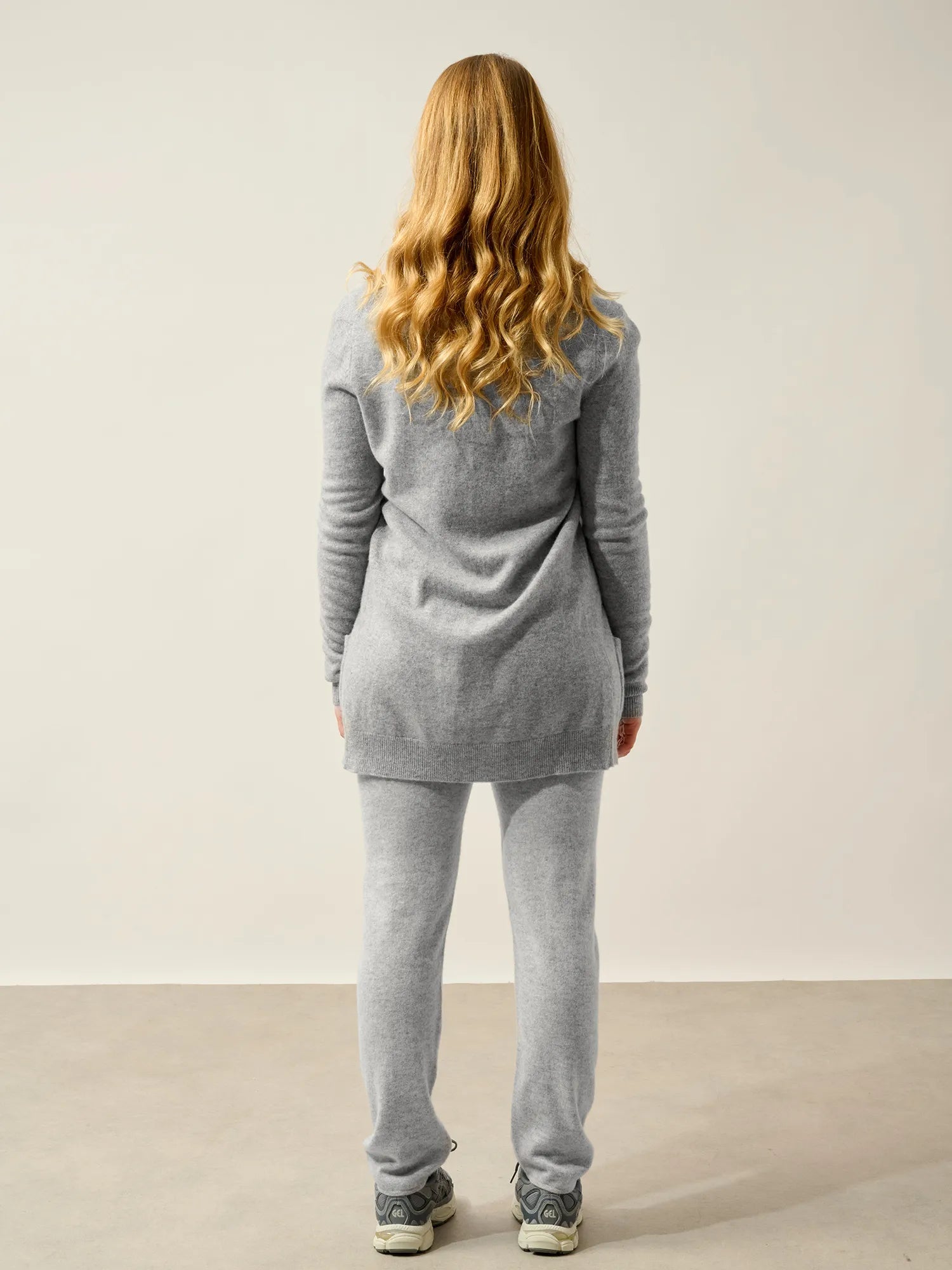 CIMET cardigan col V nuage chiné