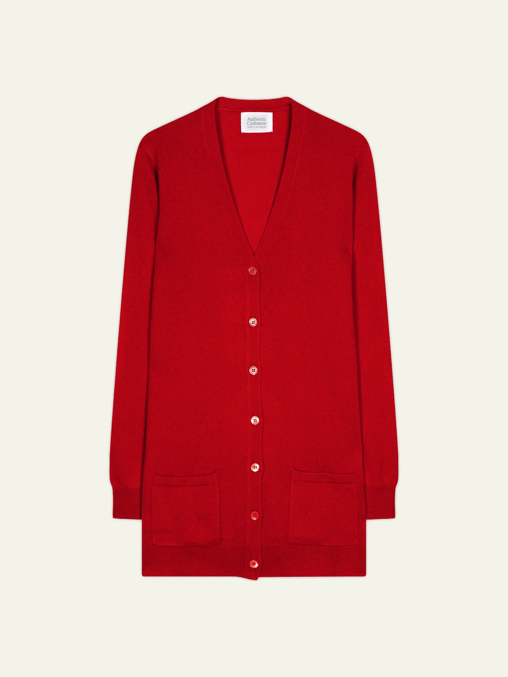 CIMET Cardigan V-Neck Red
