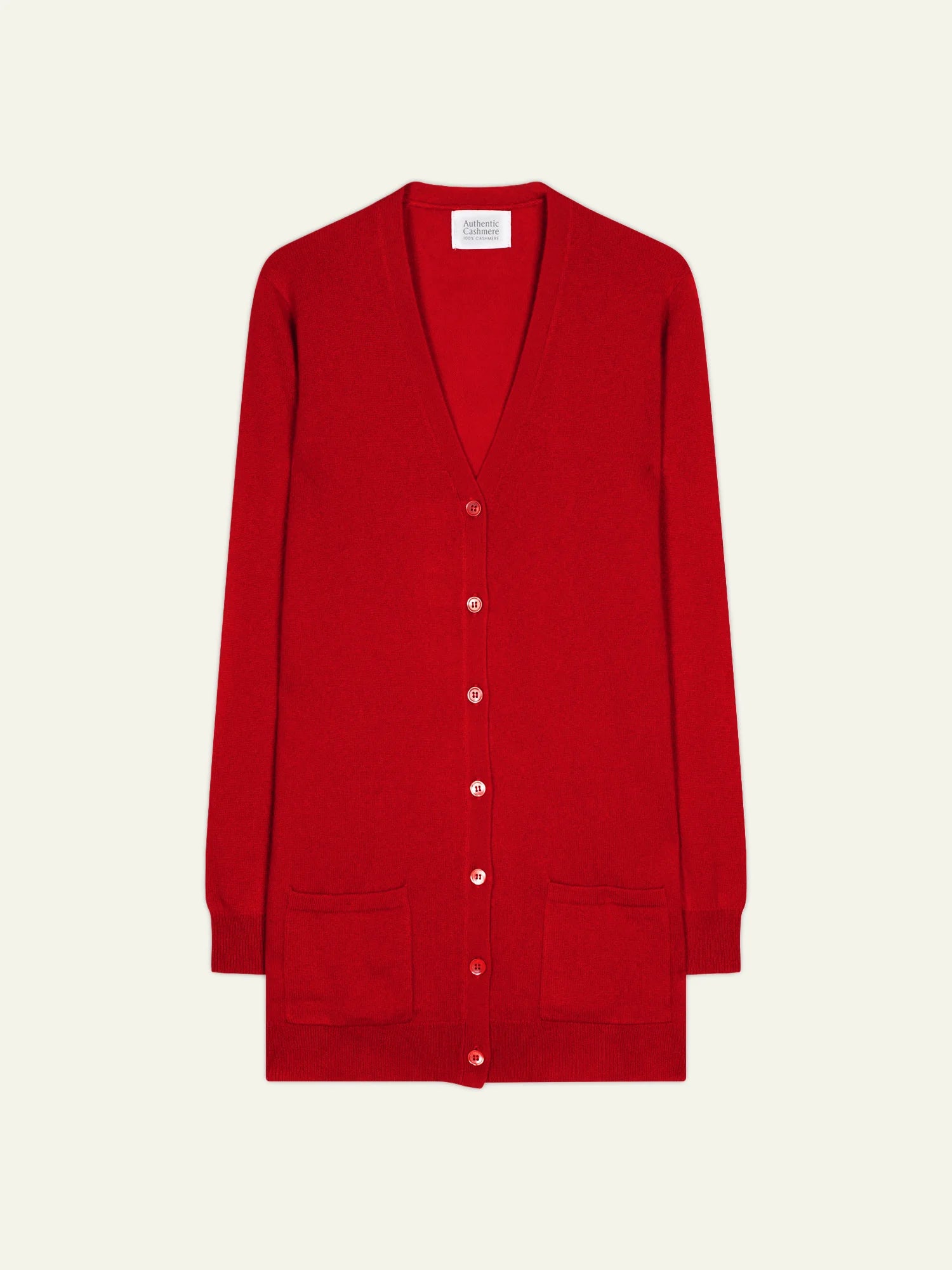 CIMET Cardigan V-Neck Red