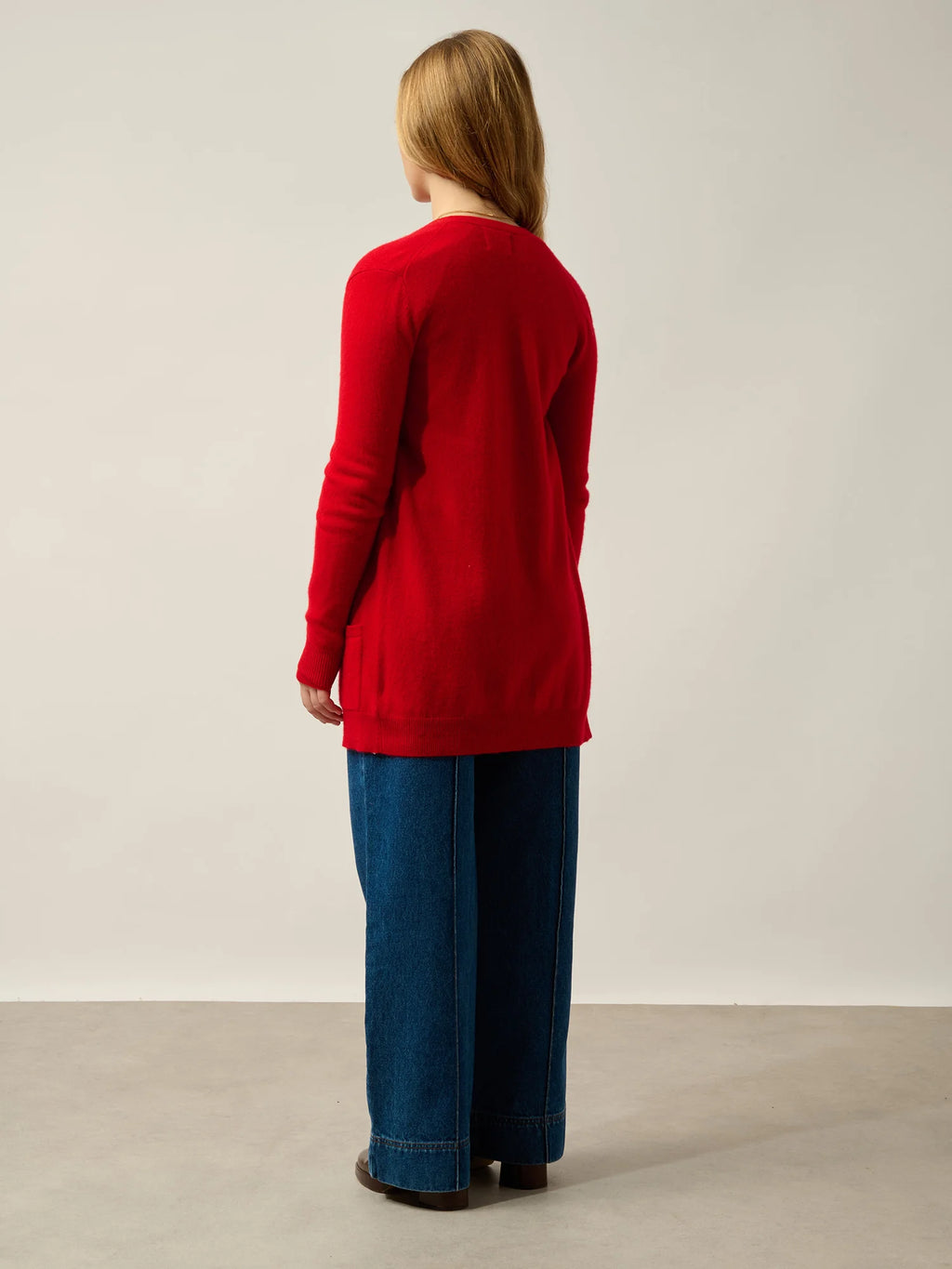 CIMET Cardigan V-Neck Red