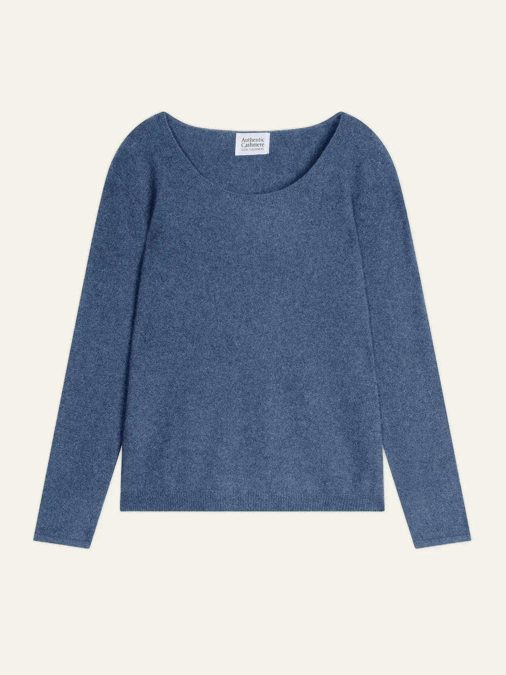 LANFON sweater crew neck denim blue