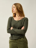 LANFON Sweater Crew Neck Heather Khaki