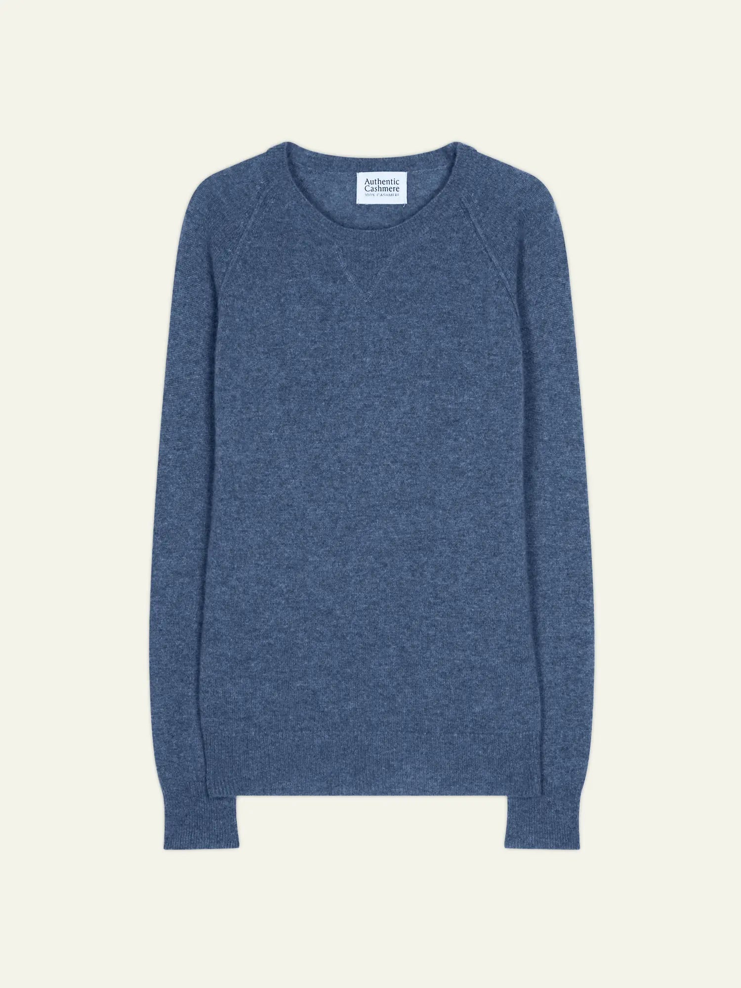 ETRET Pullover Rundhalsausschnitt Denimblau
