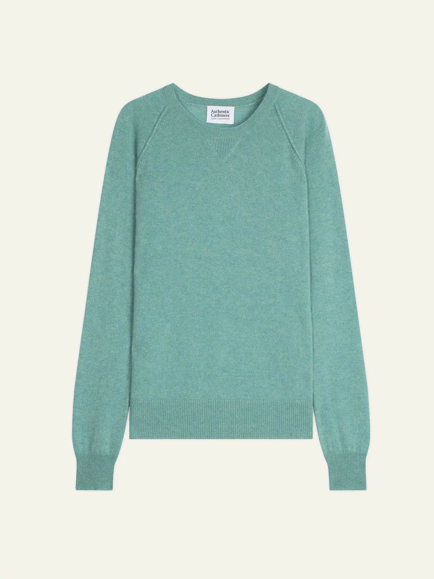 ETRET Sweater Crew Neck Heather Green