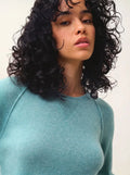 ETRET Sweater Crew Neck Heather Green