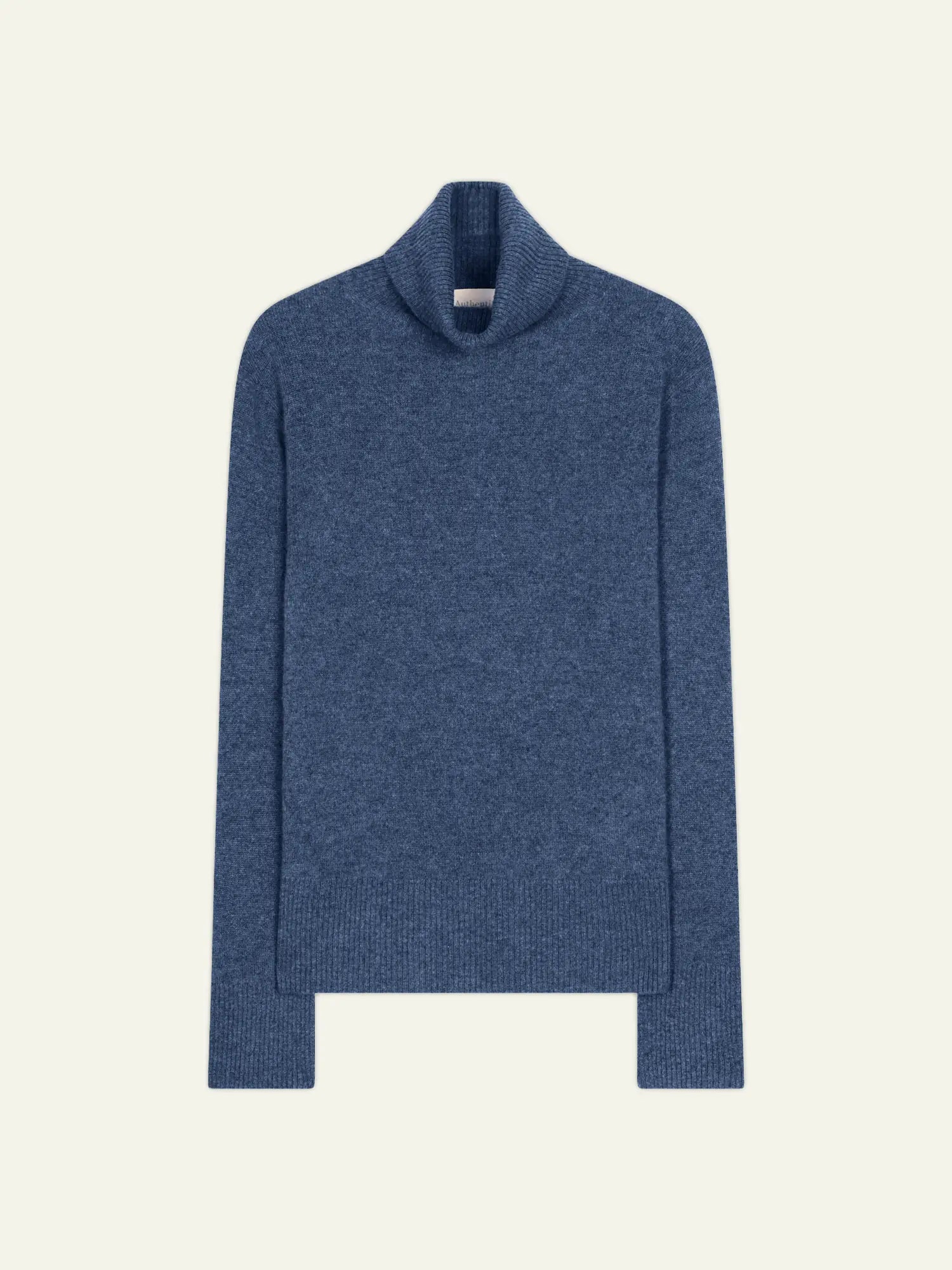 FORNET Pullover Rollkragen Denimblau