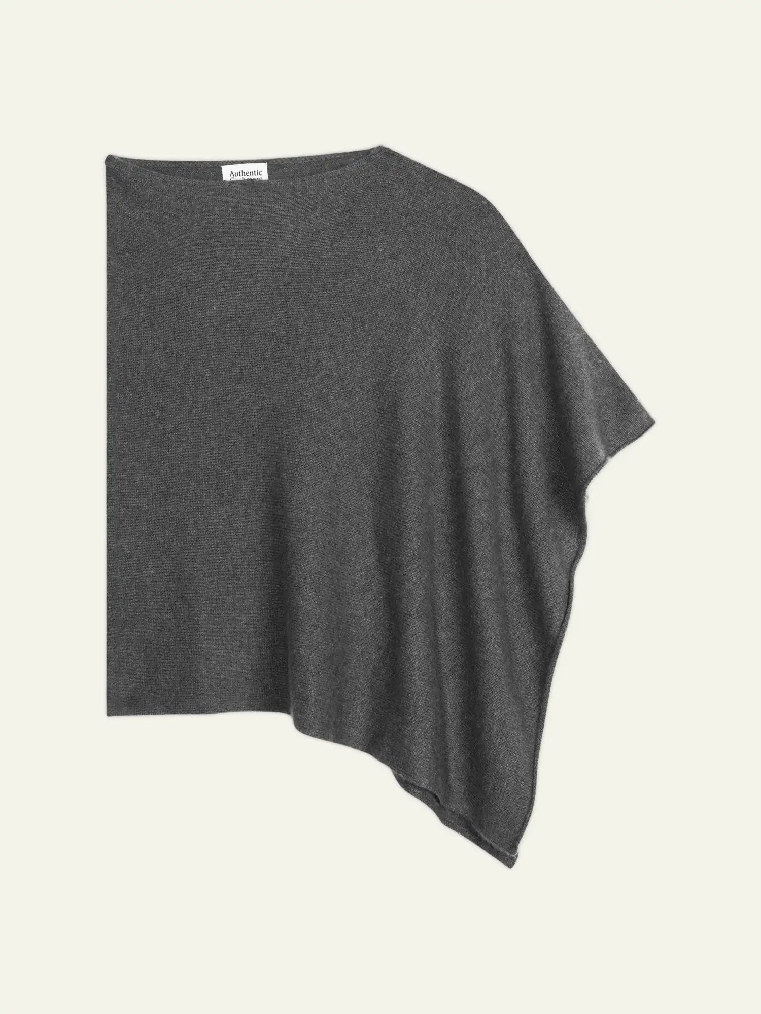 MERYL poncho 4 ply heather charcoal