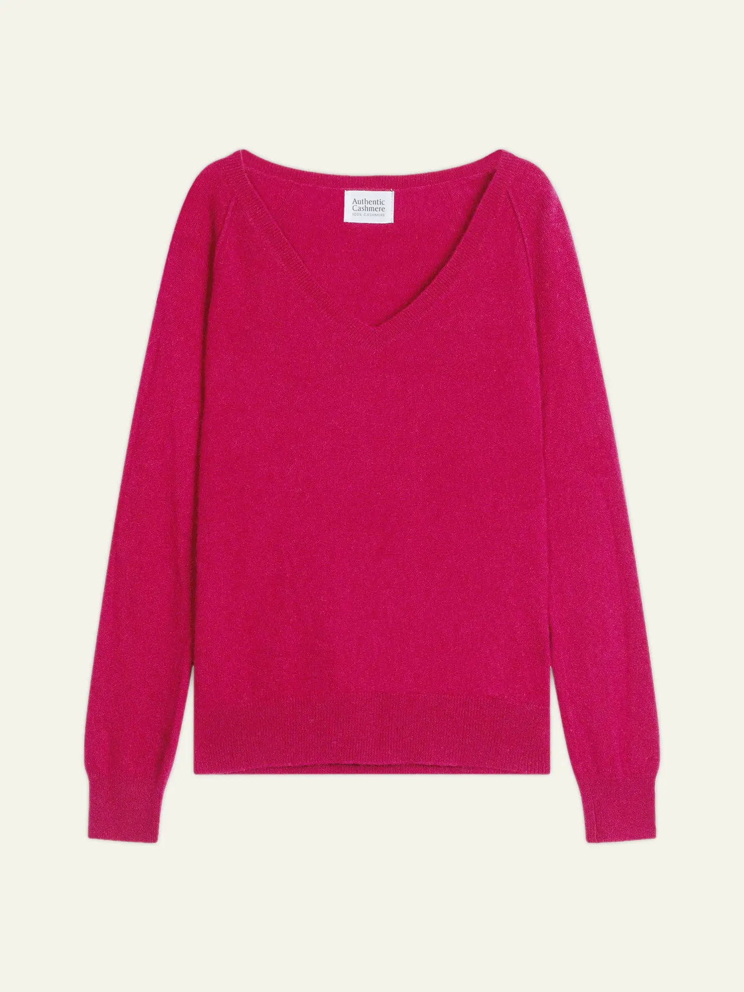 GIUSALET sweater v-neck fuchsia