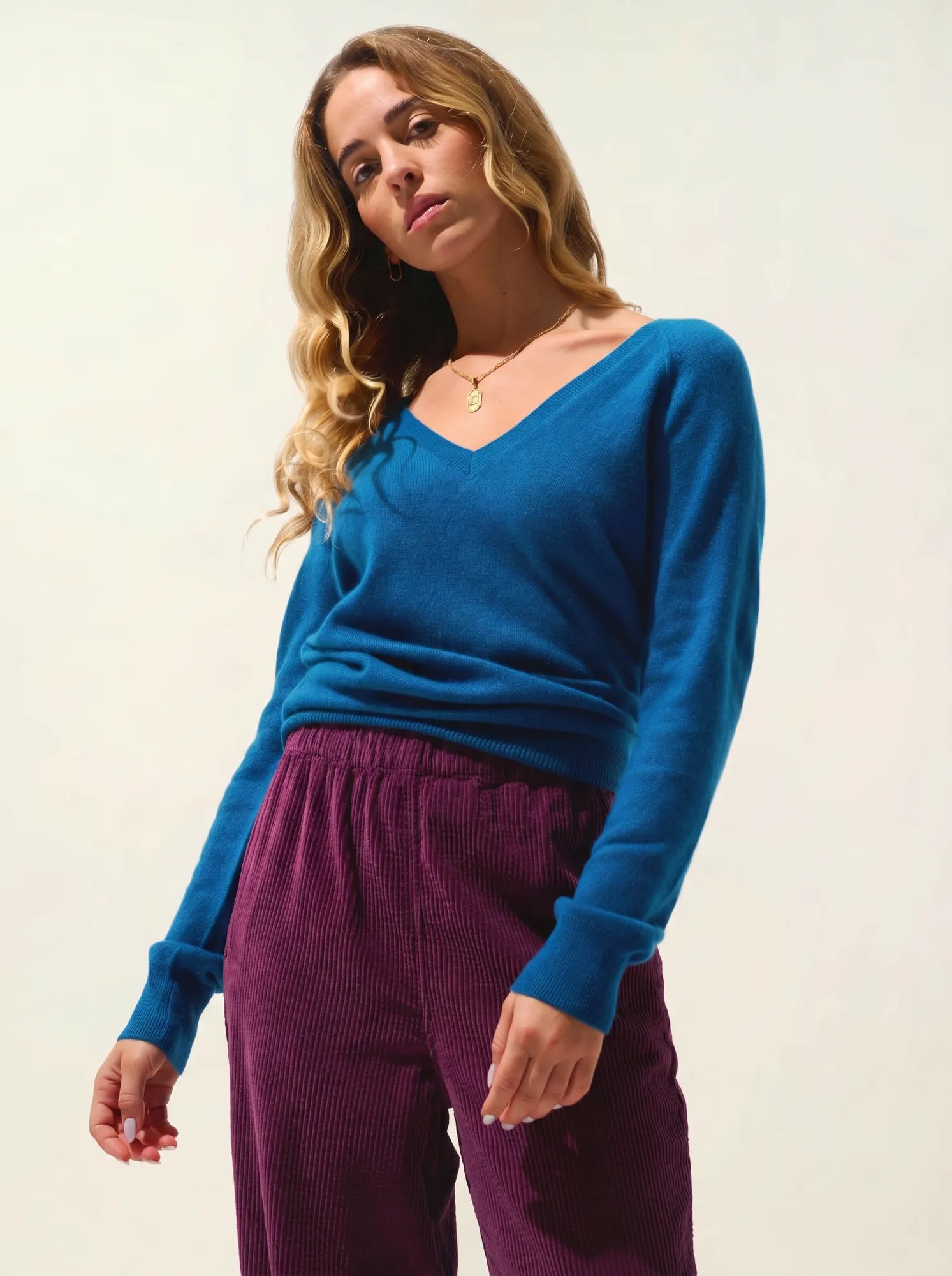 GIUSALET pull col V paon
