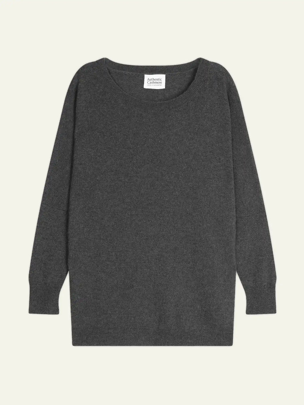 GOLÉON pull chauve souris anthracite chiné