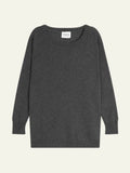 GOLÉON Pull Chauve Souris Anthracite Chiné