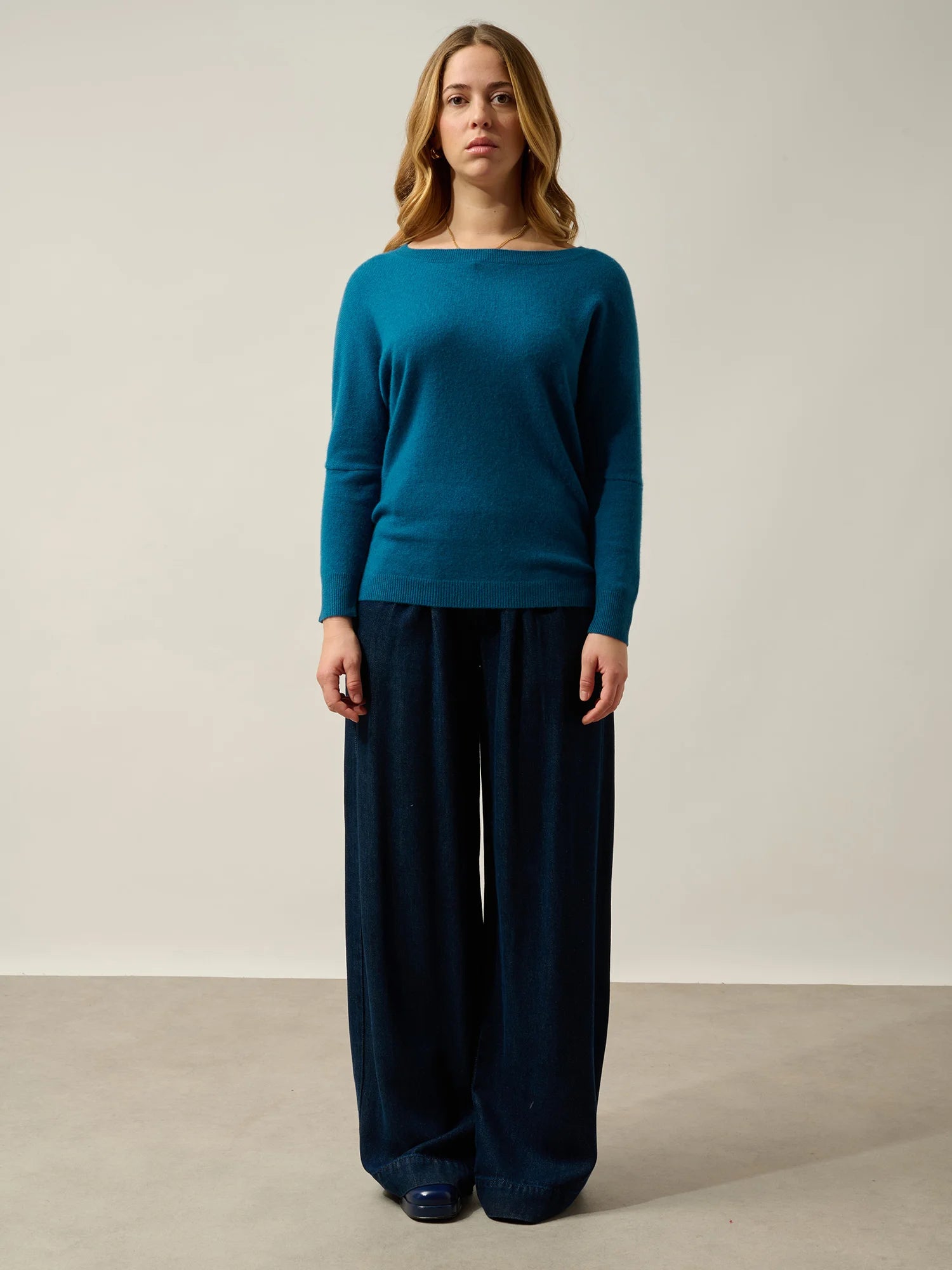GOLÉON sweater batwing peacock