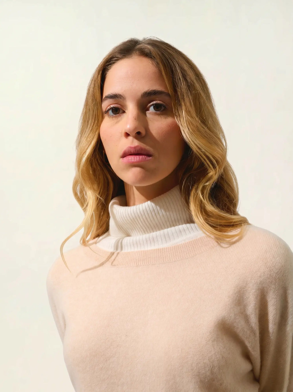 GOLÉON sweater batwing sand