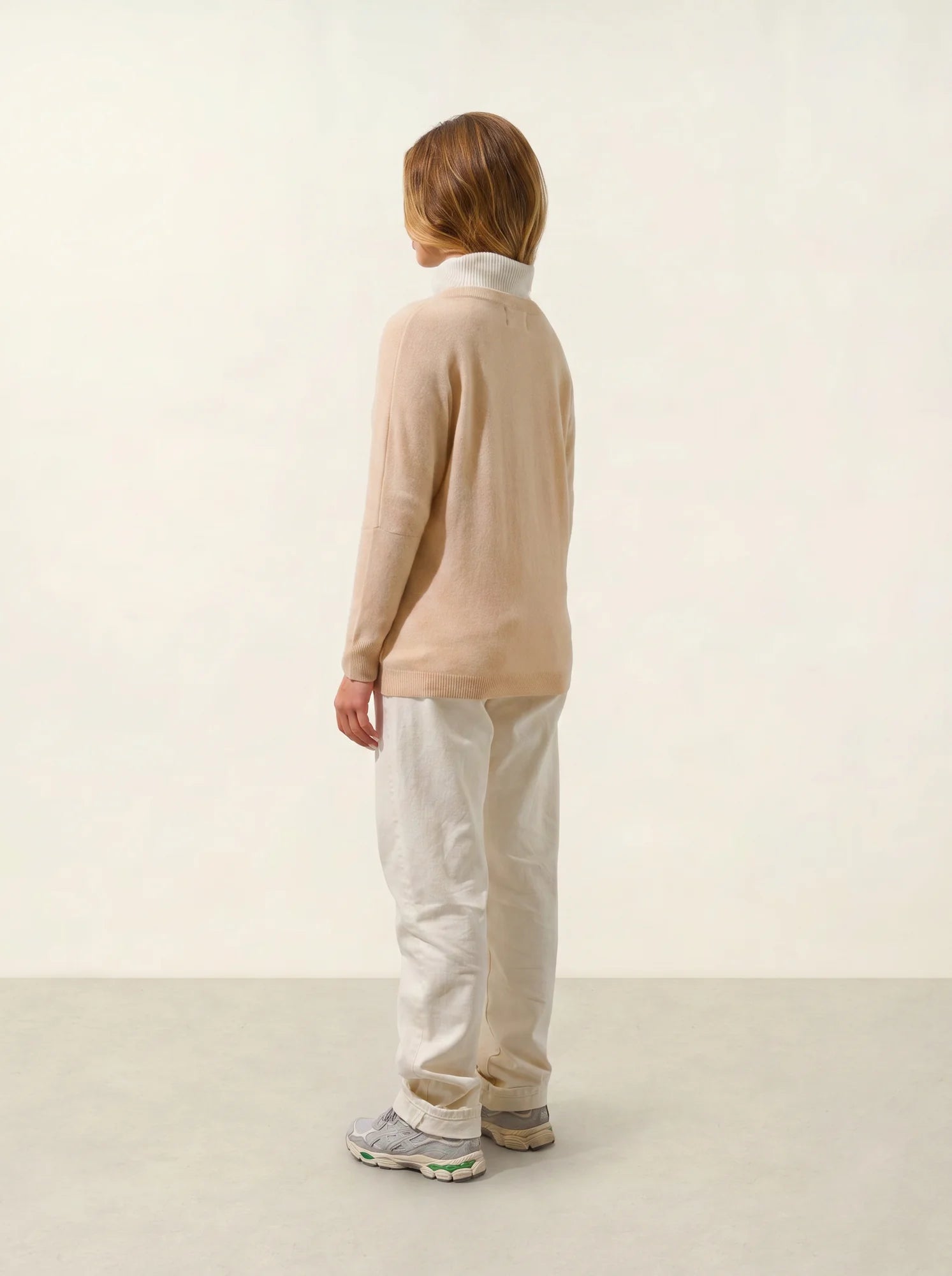 GOLÉON sweater batwing sand