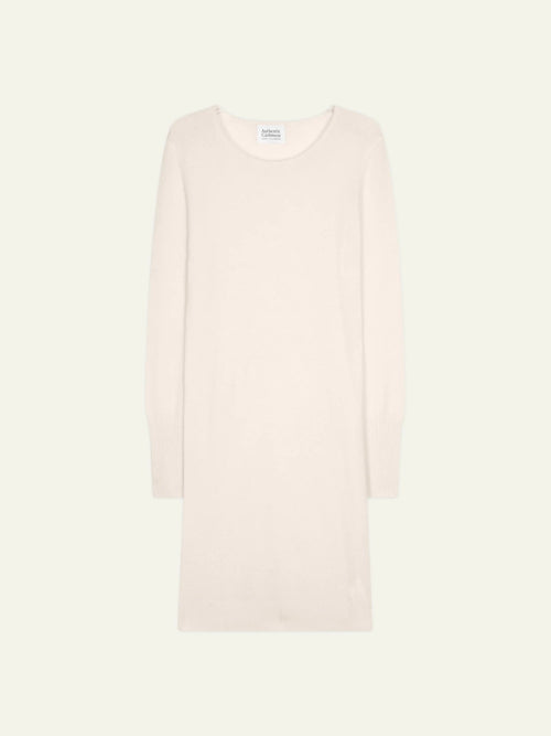 ARMET Robe Col Rond Ivoire