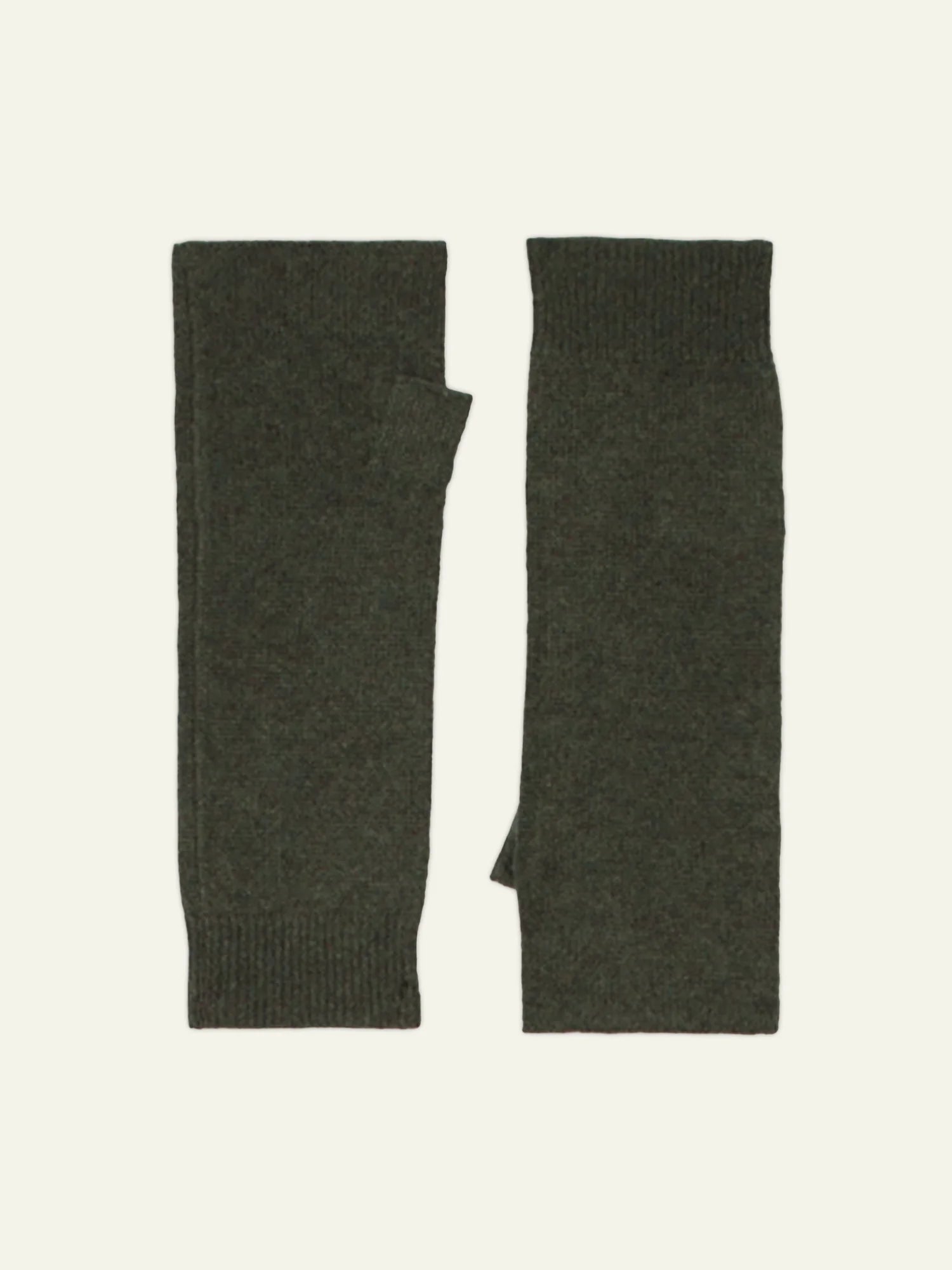 SERRE fingerless gloves heather khaki