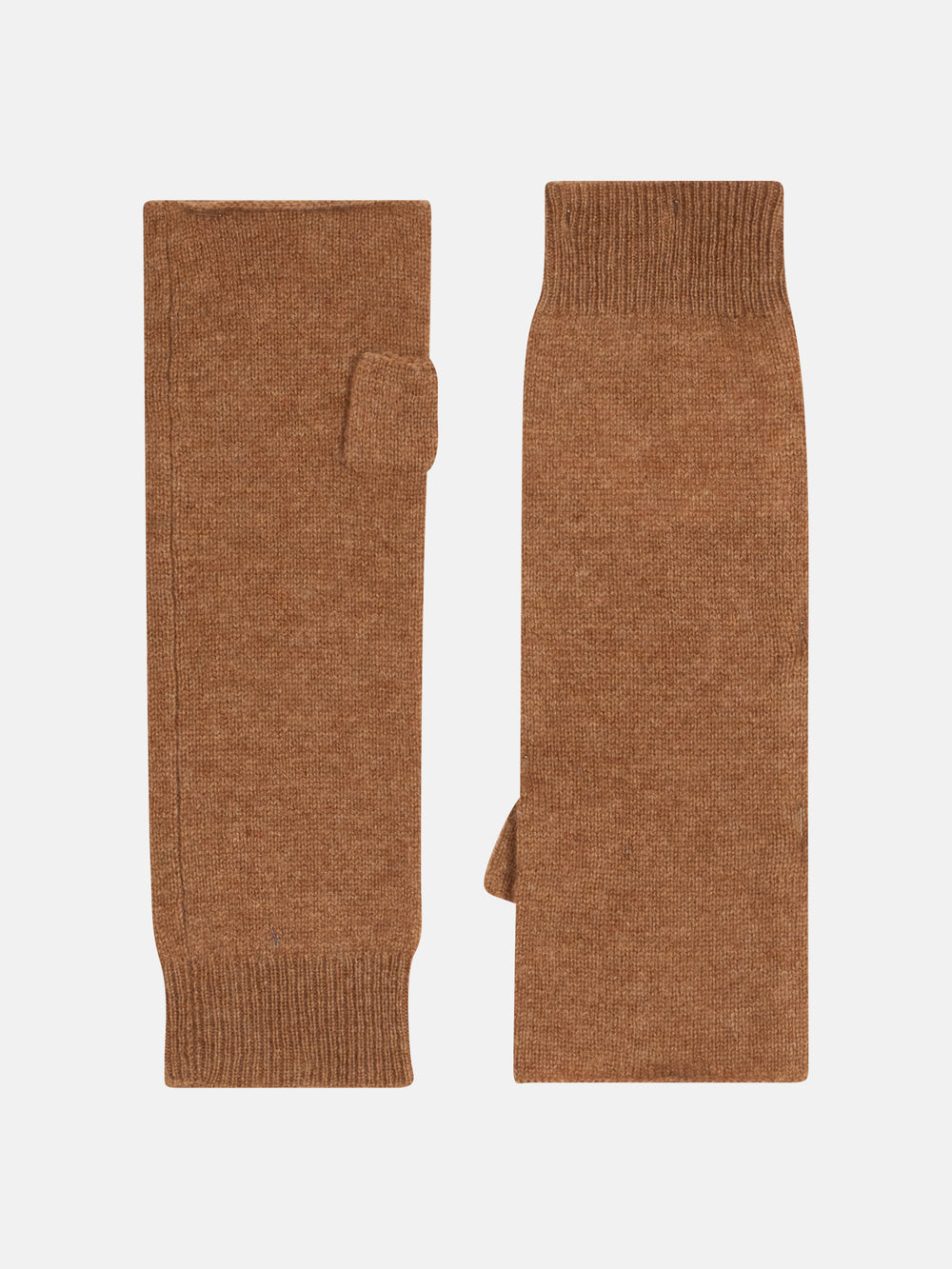 SERRE hazelnut mittens 100% cashmere