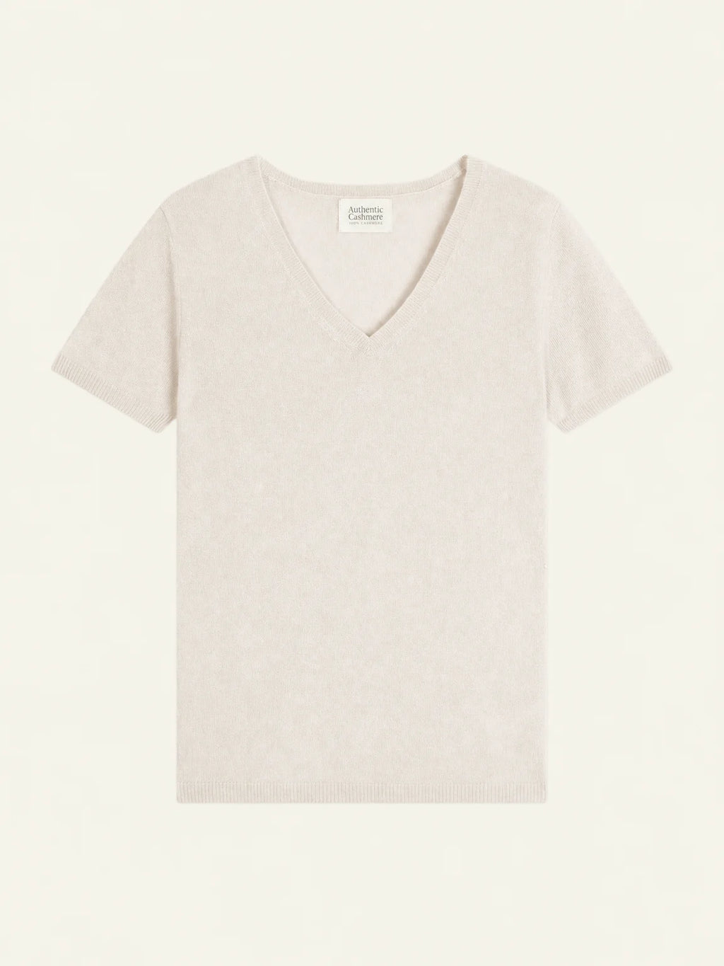 KALI t-shirt col V ivoire