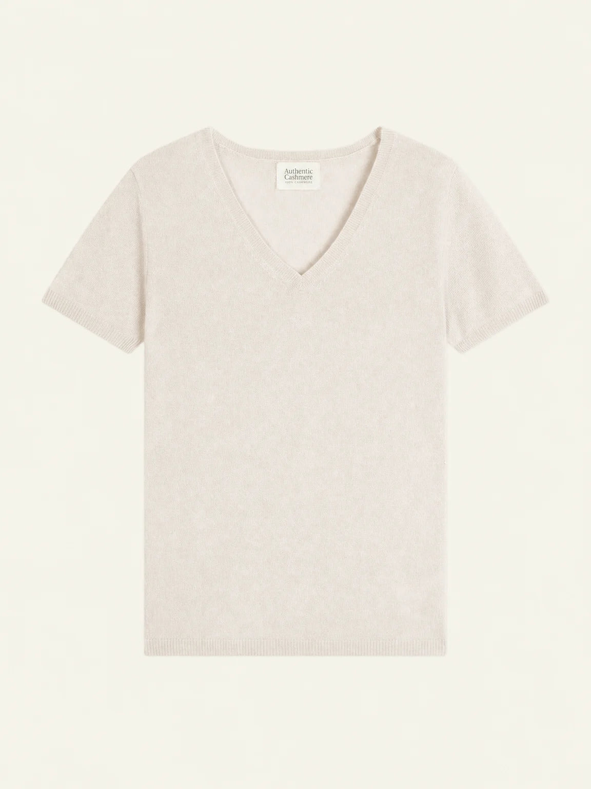 KALI t-shirt col V ivoire