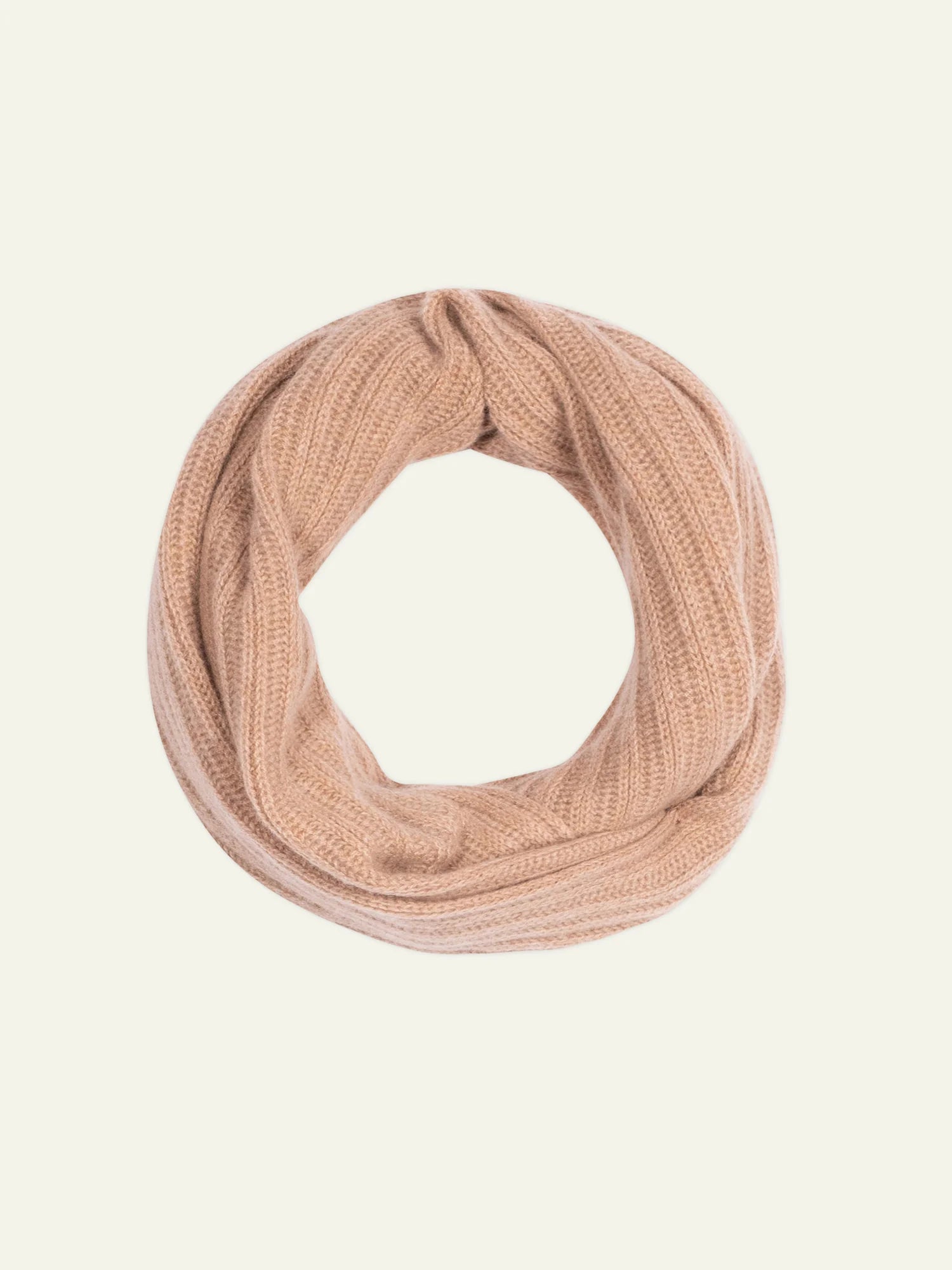 TOMMY tour de cou 4 fils camel chiné