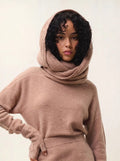 TOMMY tour de cou 4 fils camel chiné