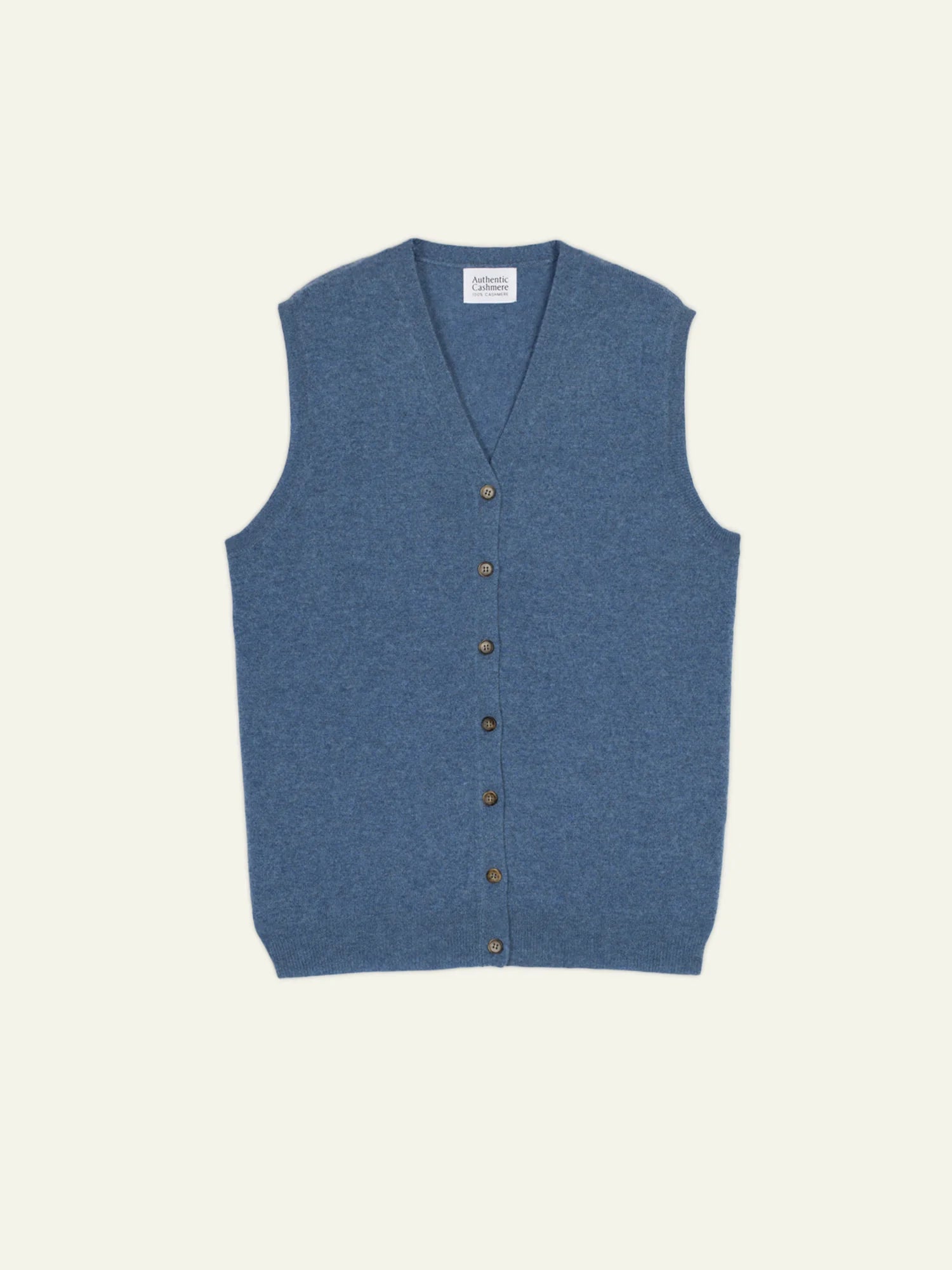 HUGO cardigan v-neck sleeveless denim blue