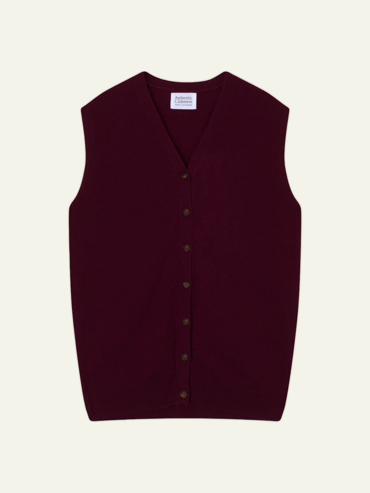 HUGO cardigan col V sans manches mûre