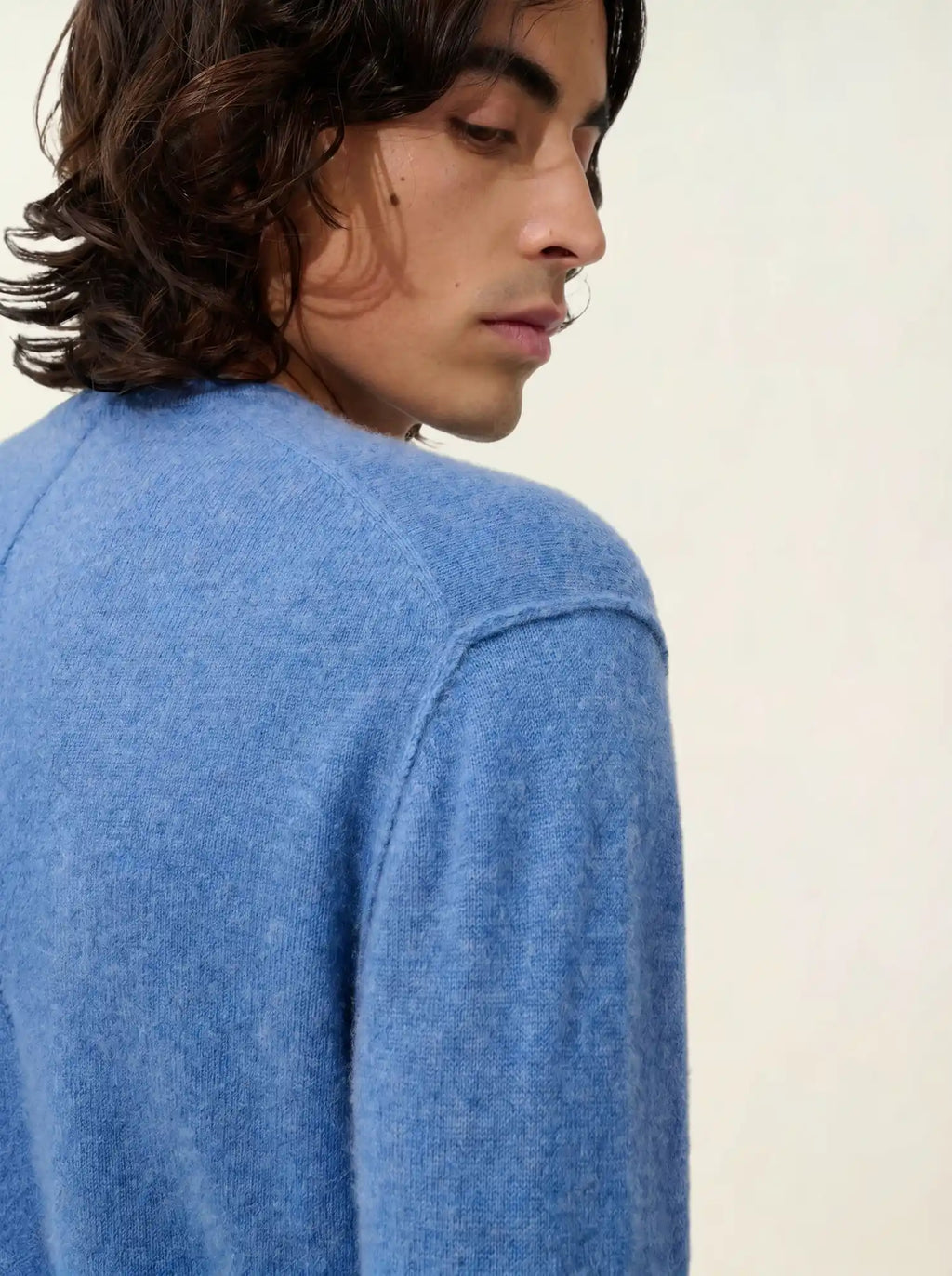 TIMEO pullover v-ausschnitt blau denim
